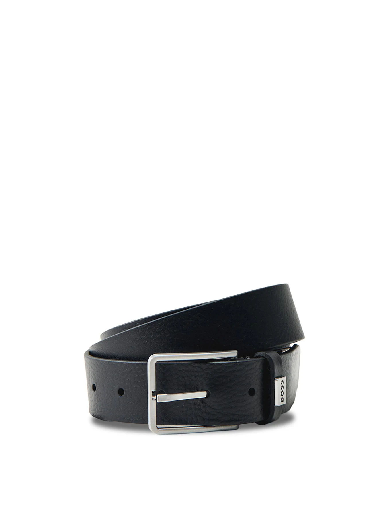 Elio Leather Belt Black