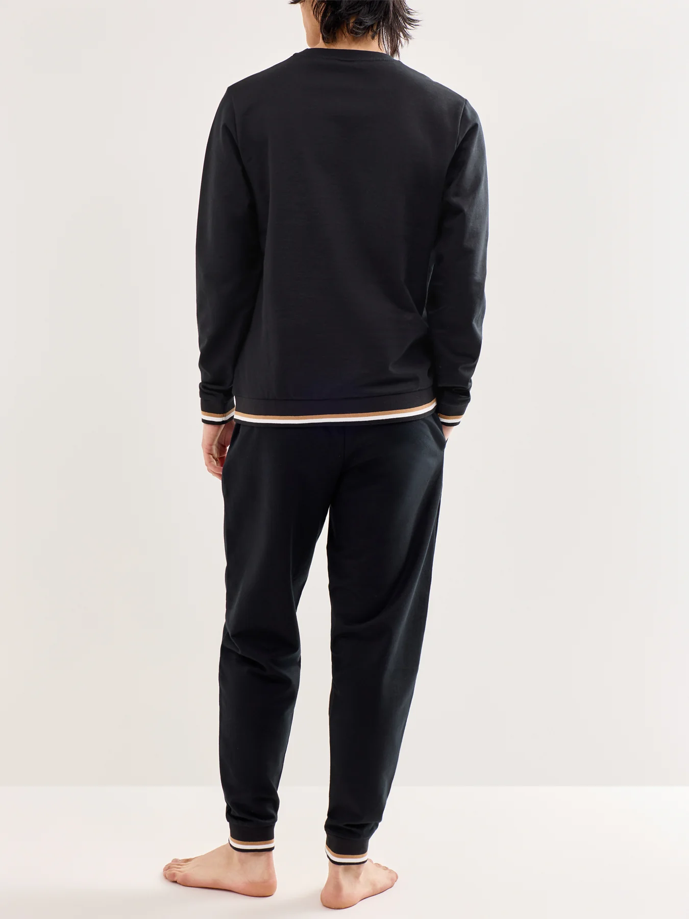 Iconic Cotton Sweatshirt Black - Image 4