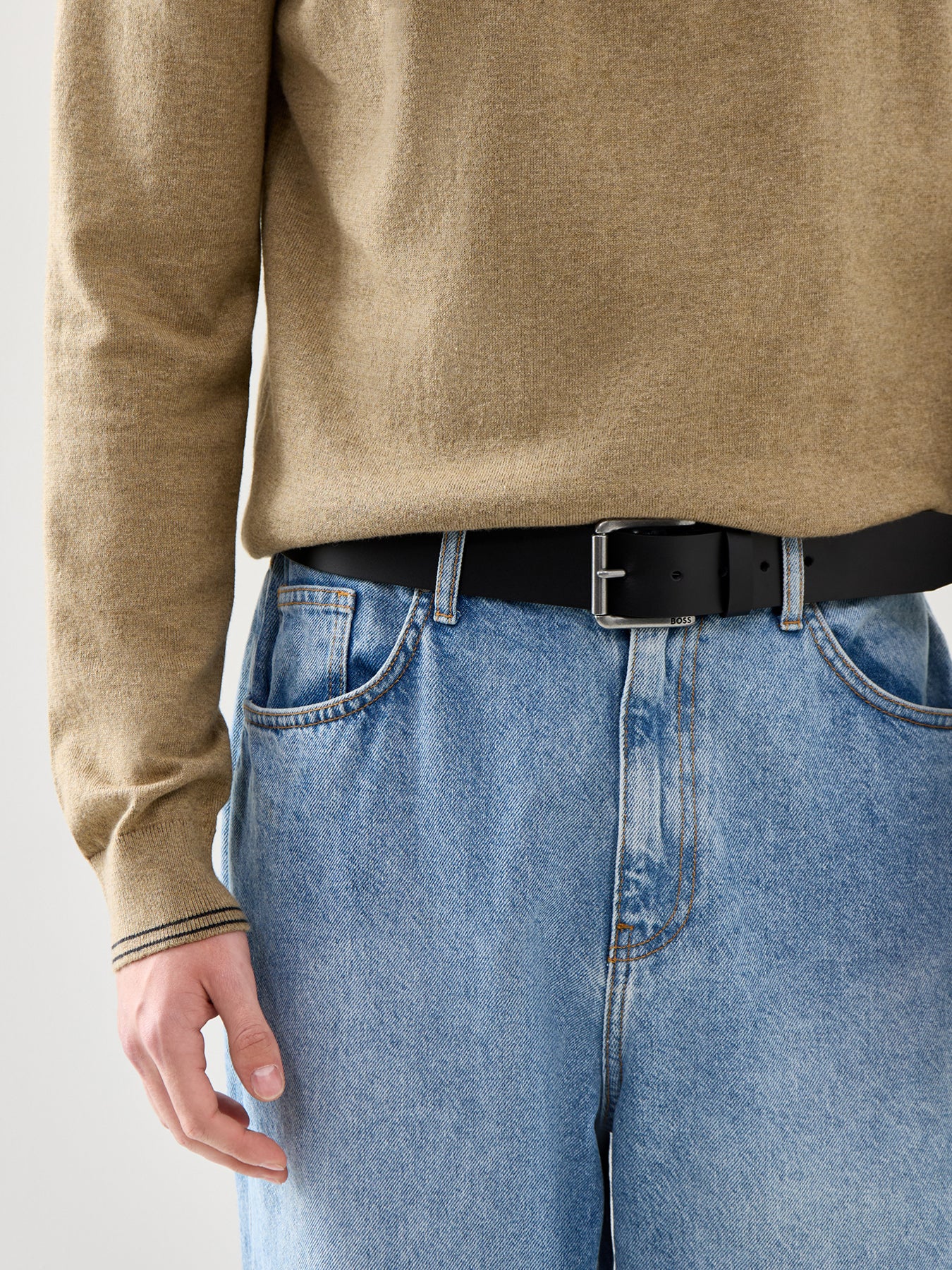 Joris Leather Belt Black - Image 2