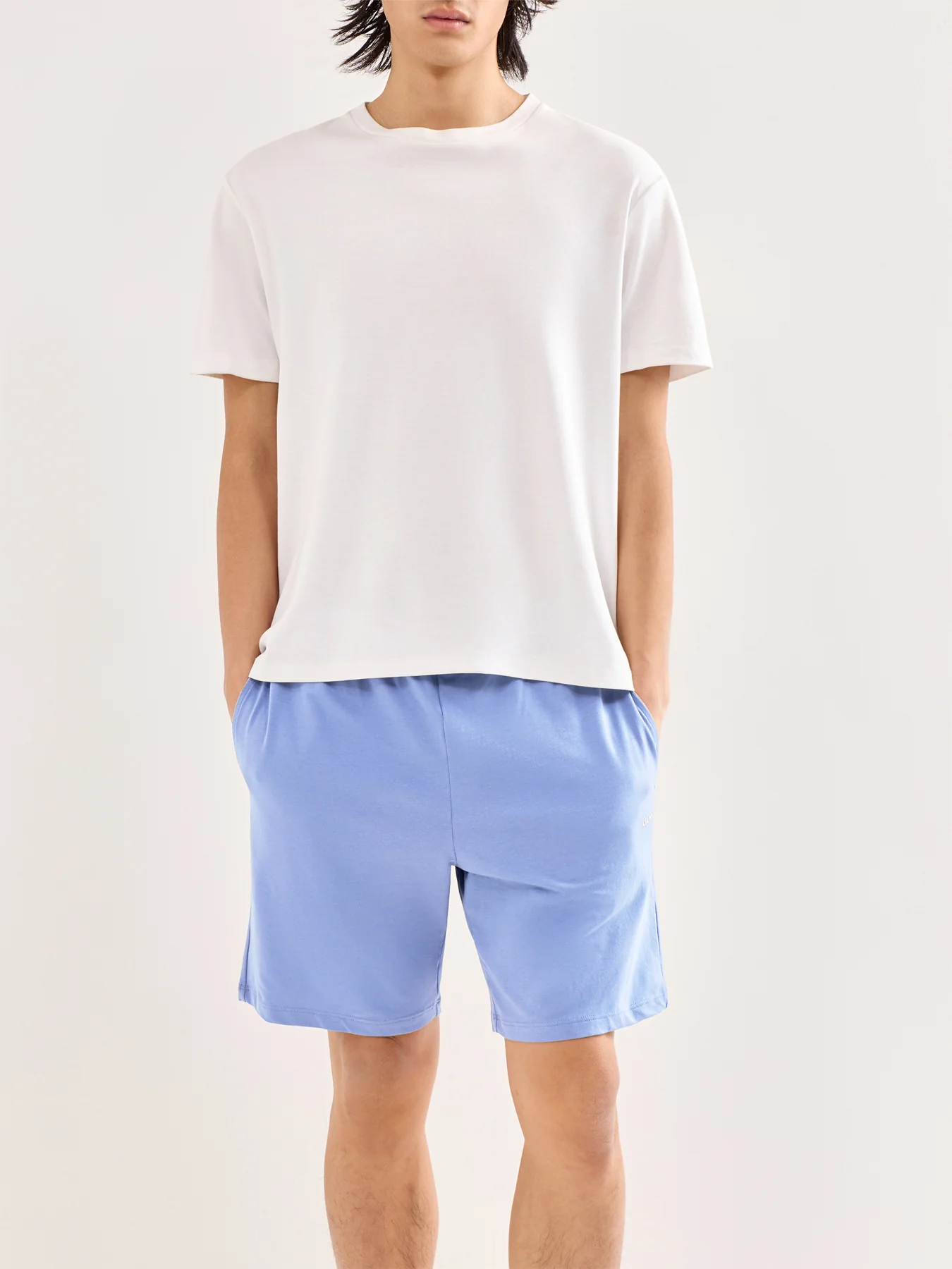 Mix & Match Jersey Shorts Blue - Image 2