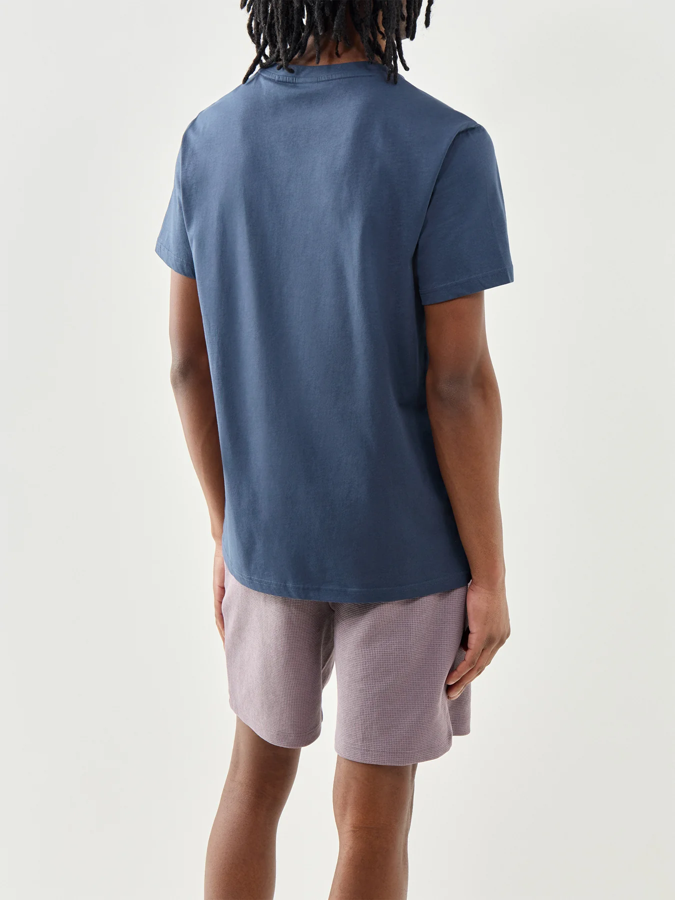 Cotton T-Shirt Navy - Image 3
