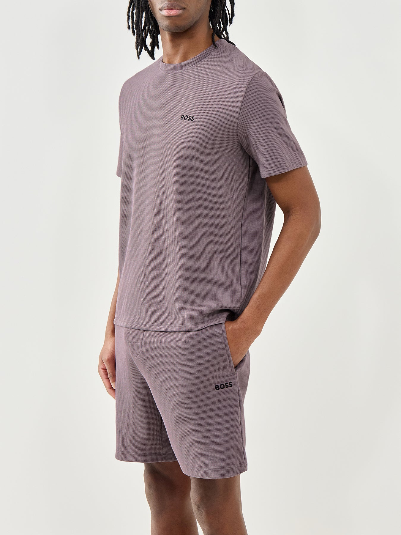 Waffle Shorts Purple - Image 2