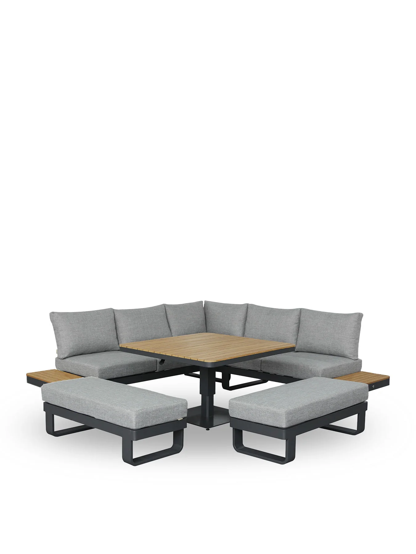 Brooklyn 8-Seater Garden Lounge Set Anthracite