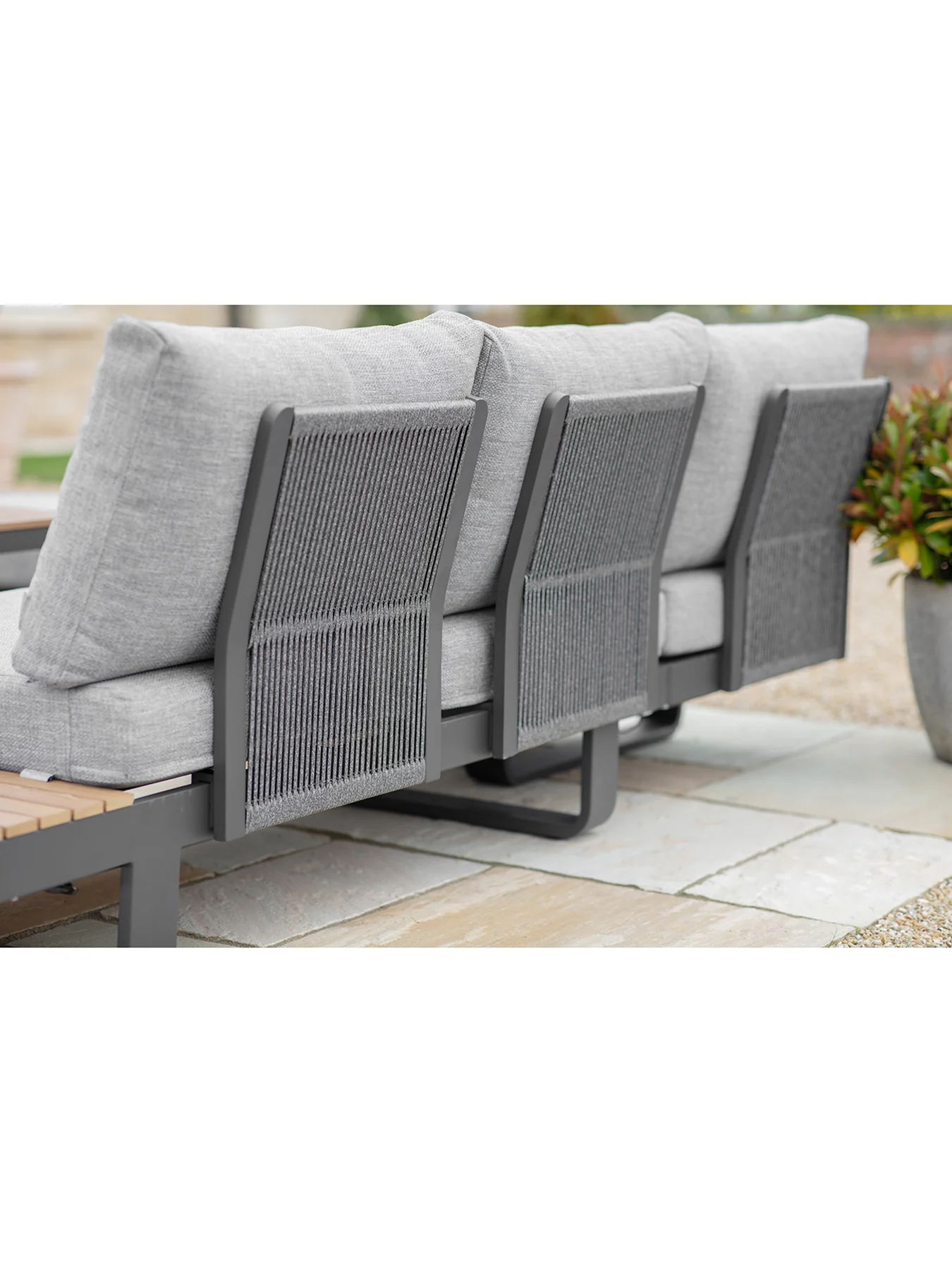 Brooklyn 8-Seater Garden Lounge Set Anthracite - Image 7