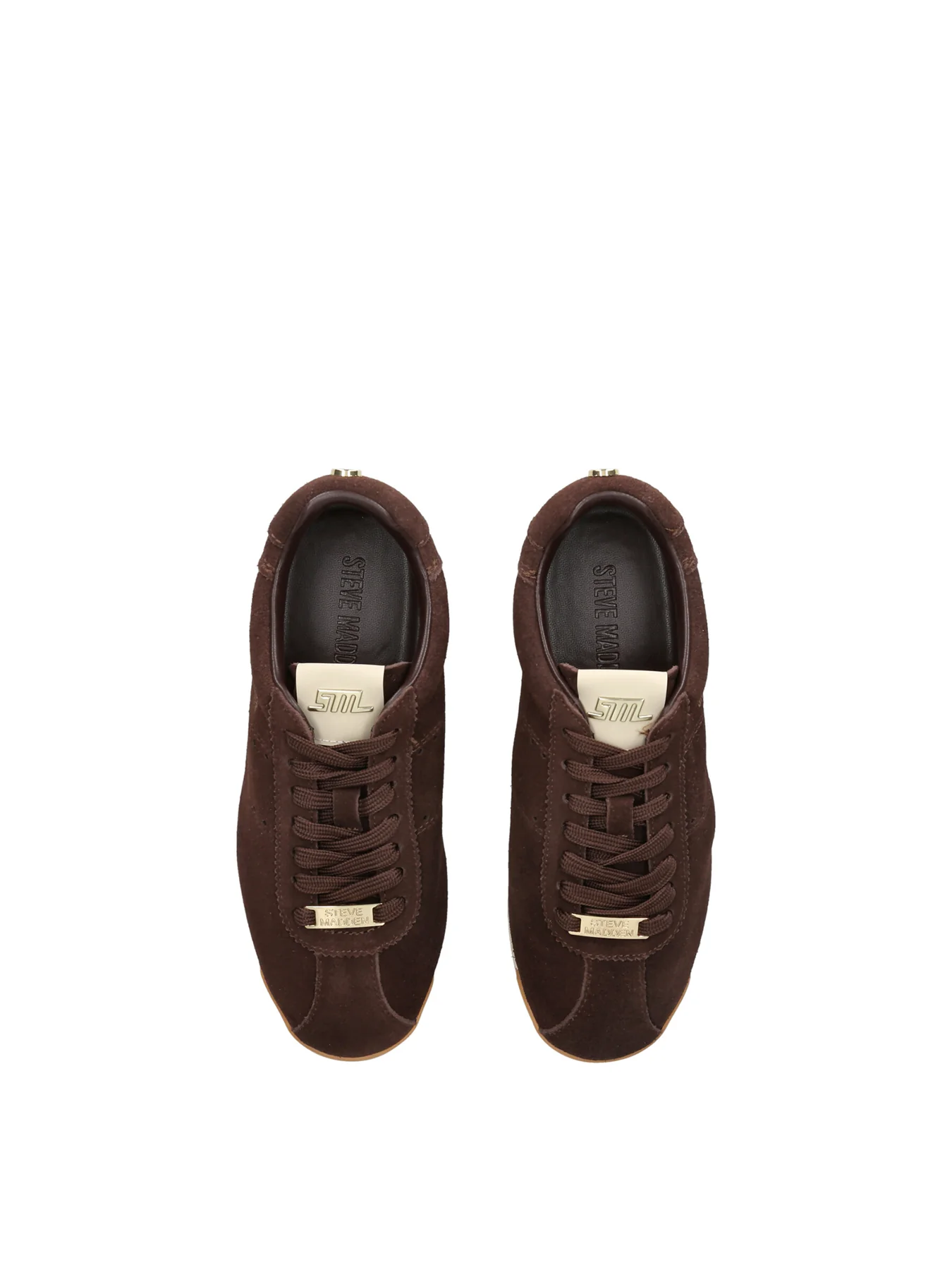 Mirage Suede Trainers Brown - Image 2