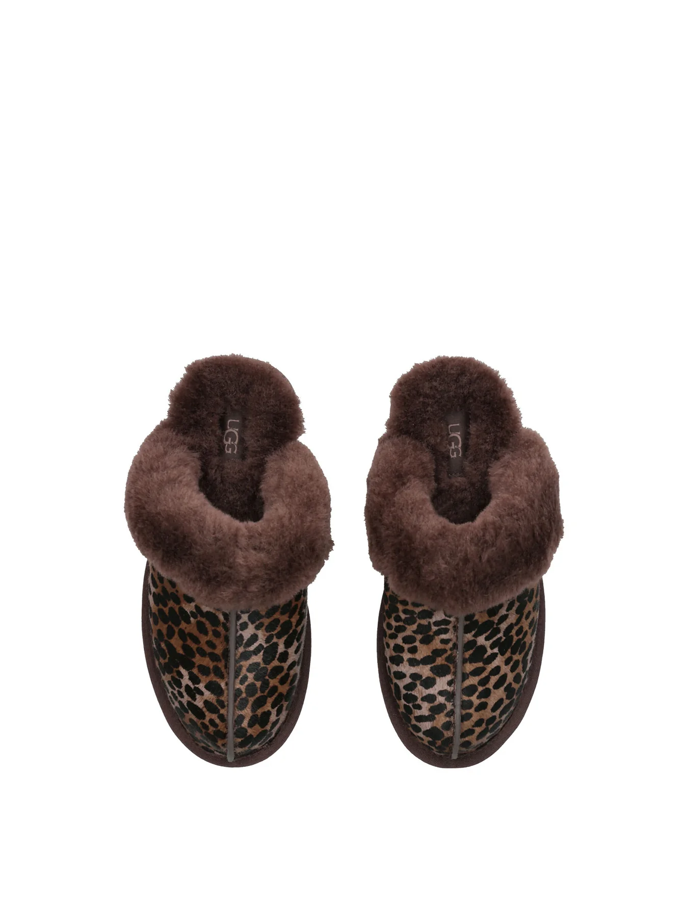 Womens Scuffette Slippers Brown - Image 2