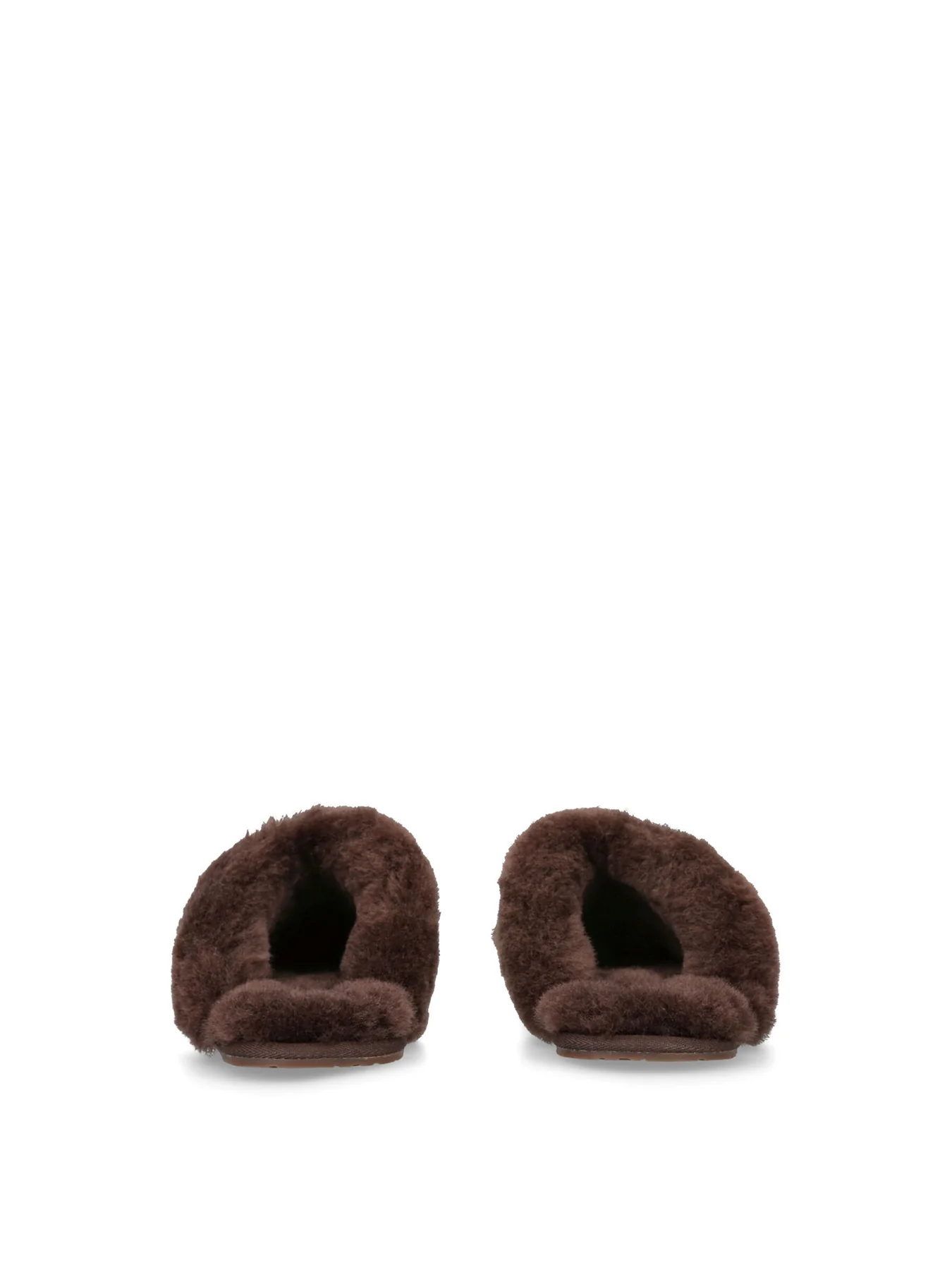 Womens Scuffette Slippers Brown - Image 3
