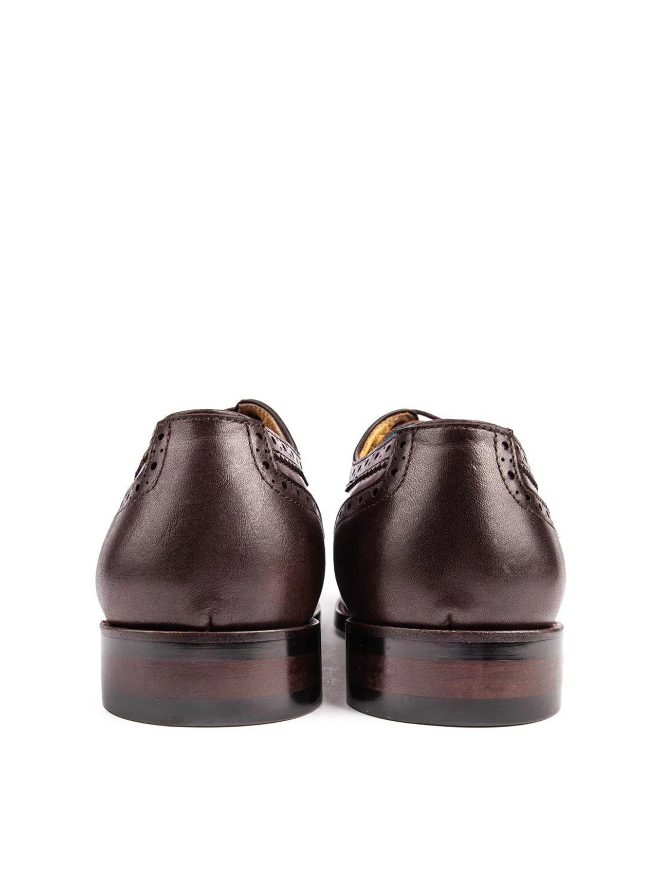 Barn Owl Brogue Shoes Brown - Image 3