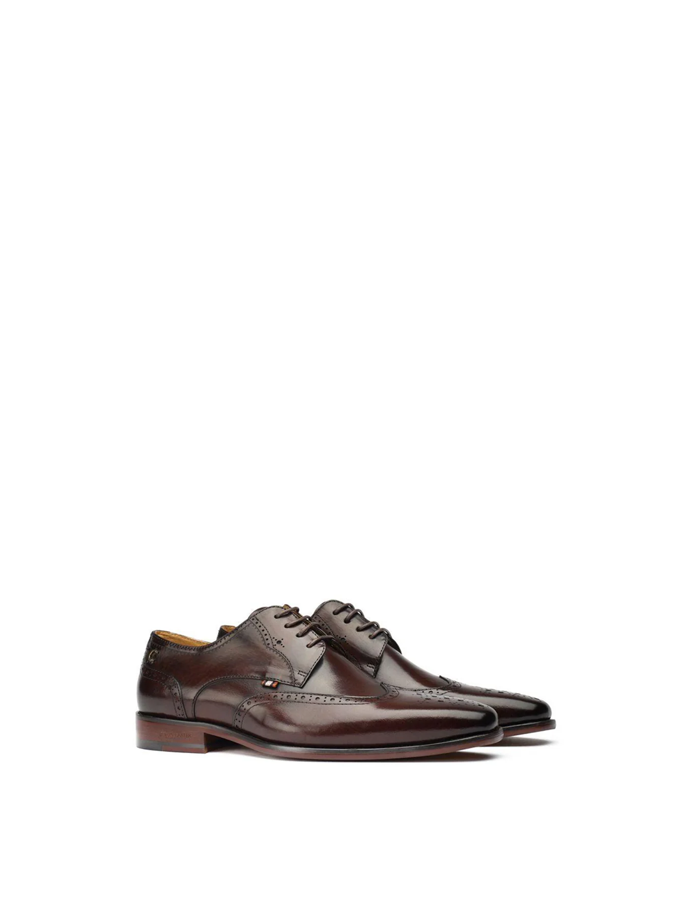 Beagle Leather Derby Shoes Brown - Image 3