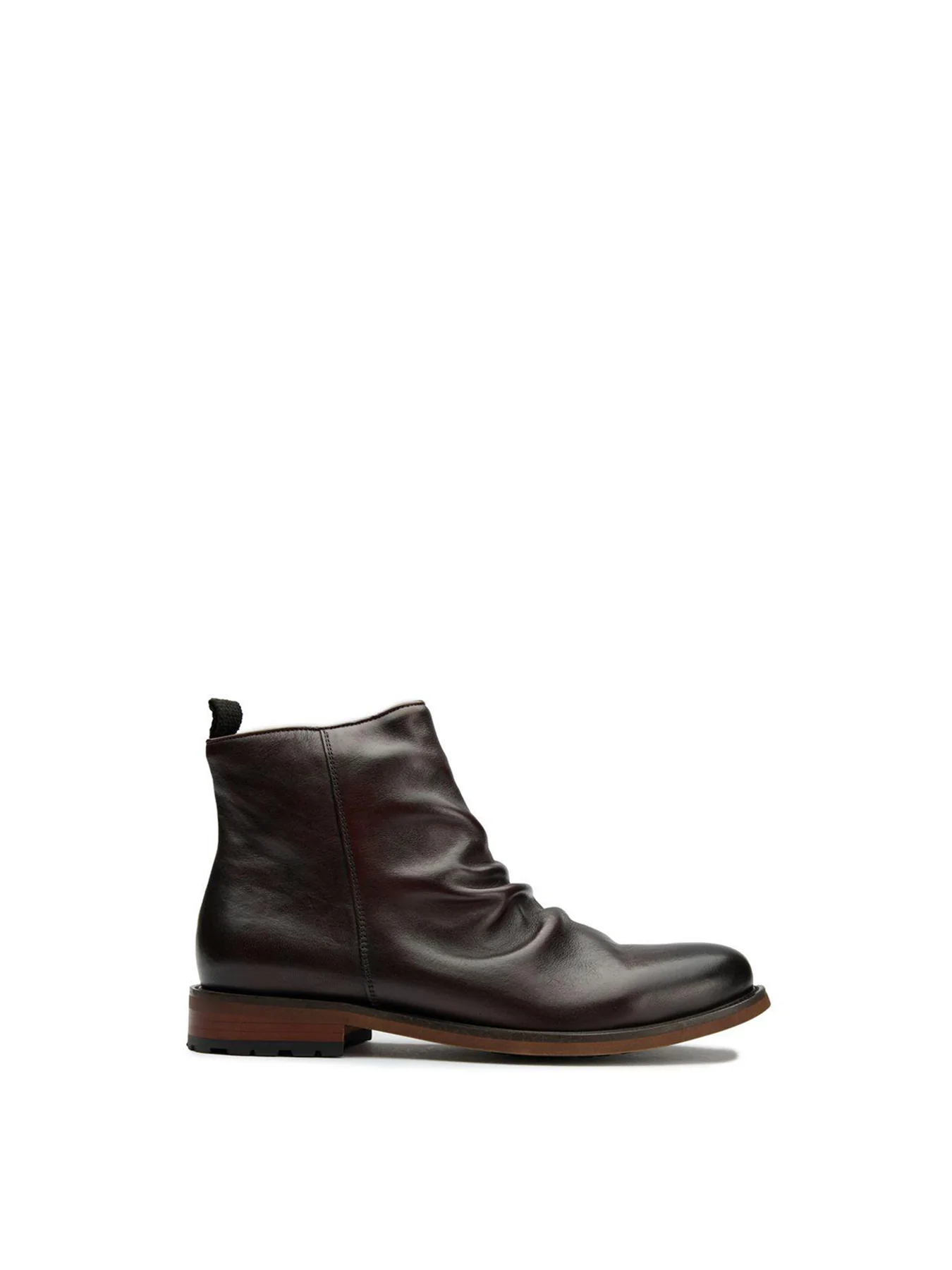 Axe Inside Zip Boots Brown