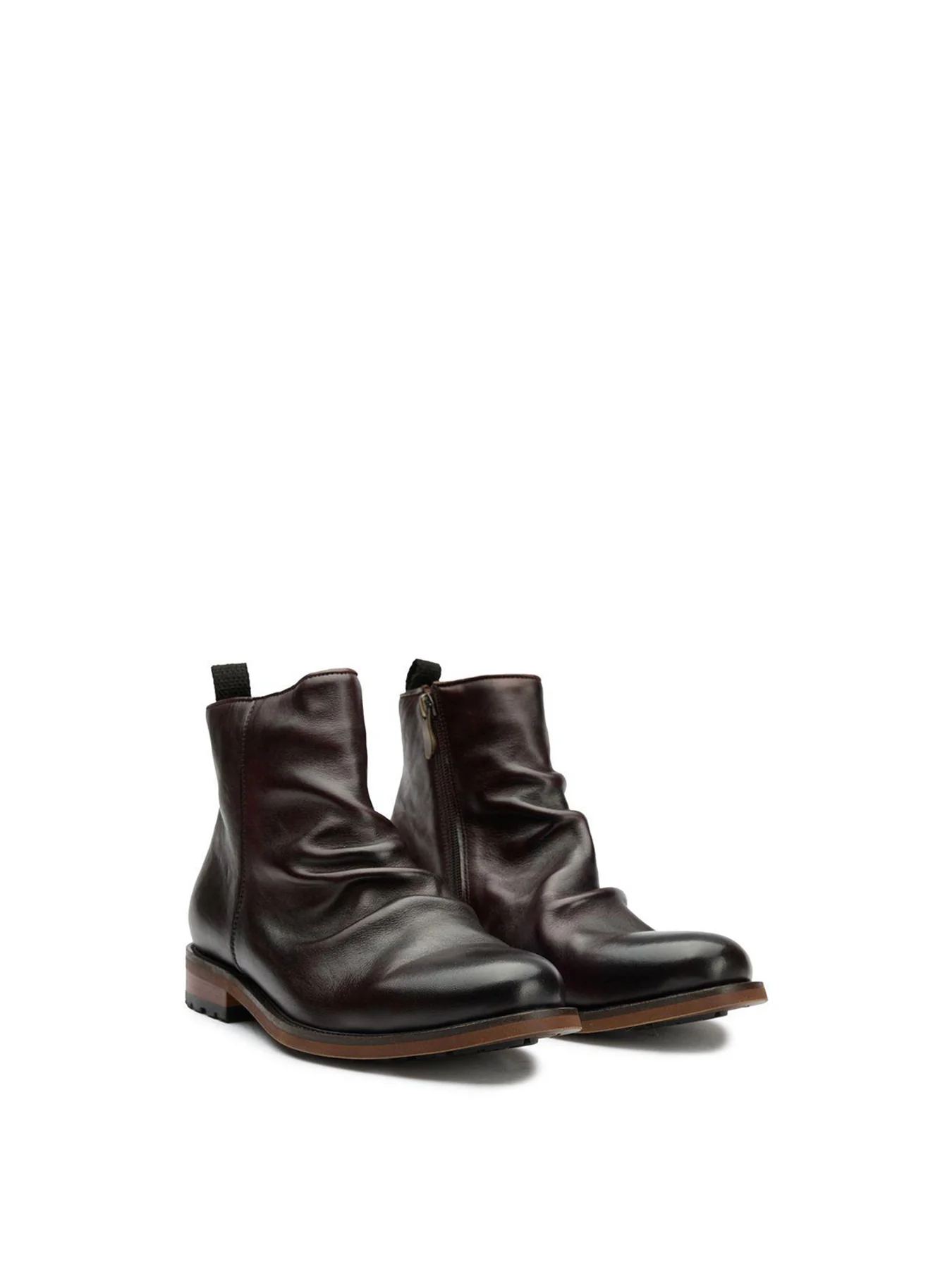 Axe Inside Zip Boots Brown - Image 2