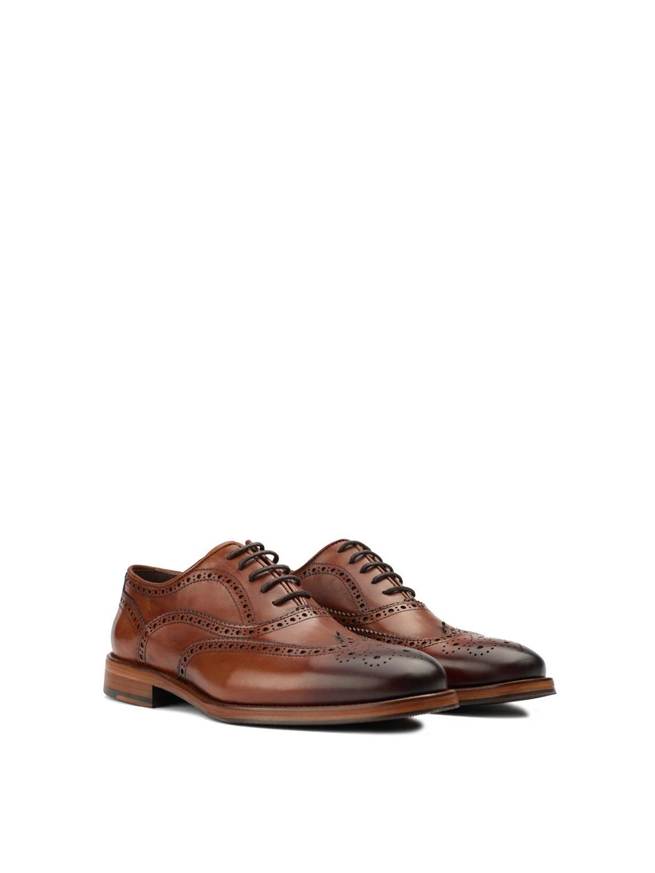 Elcho Brogue Shoes Tan - Image 3