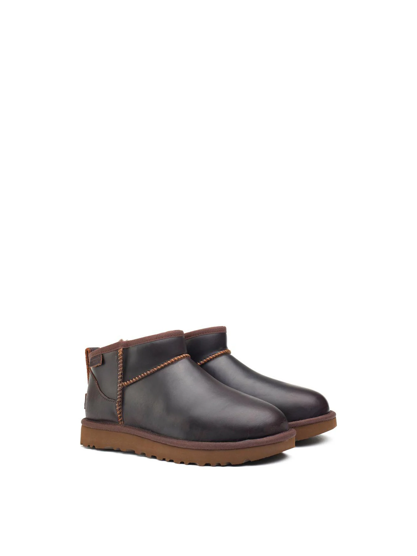Women’s UGG Classic Ultra Mini Regenerate Boots Chestnut Brown - Image 2