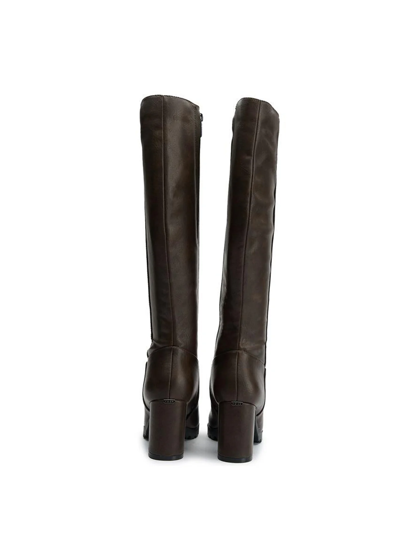 Vegan Edamame Knee High Boots Brown - Image 4