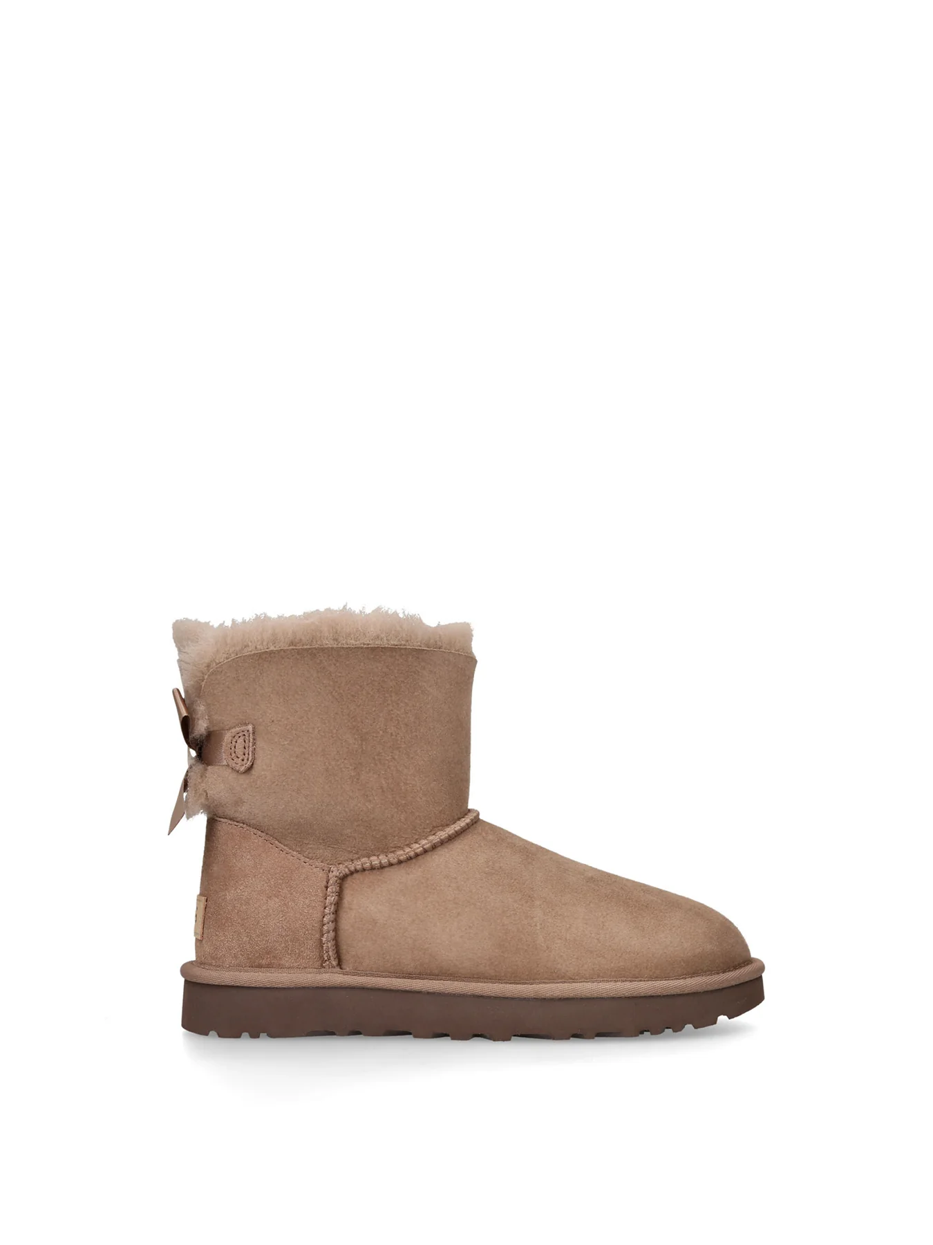Womens Mini Bailey Bow II Boots Brown - Image 4