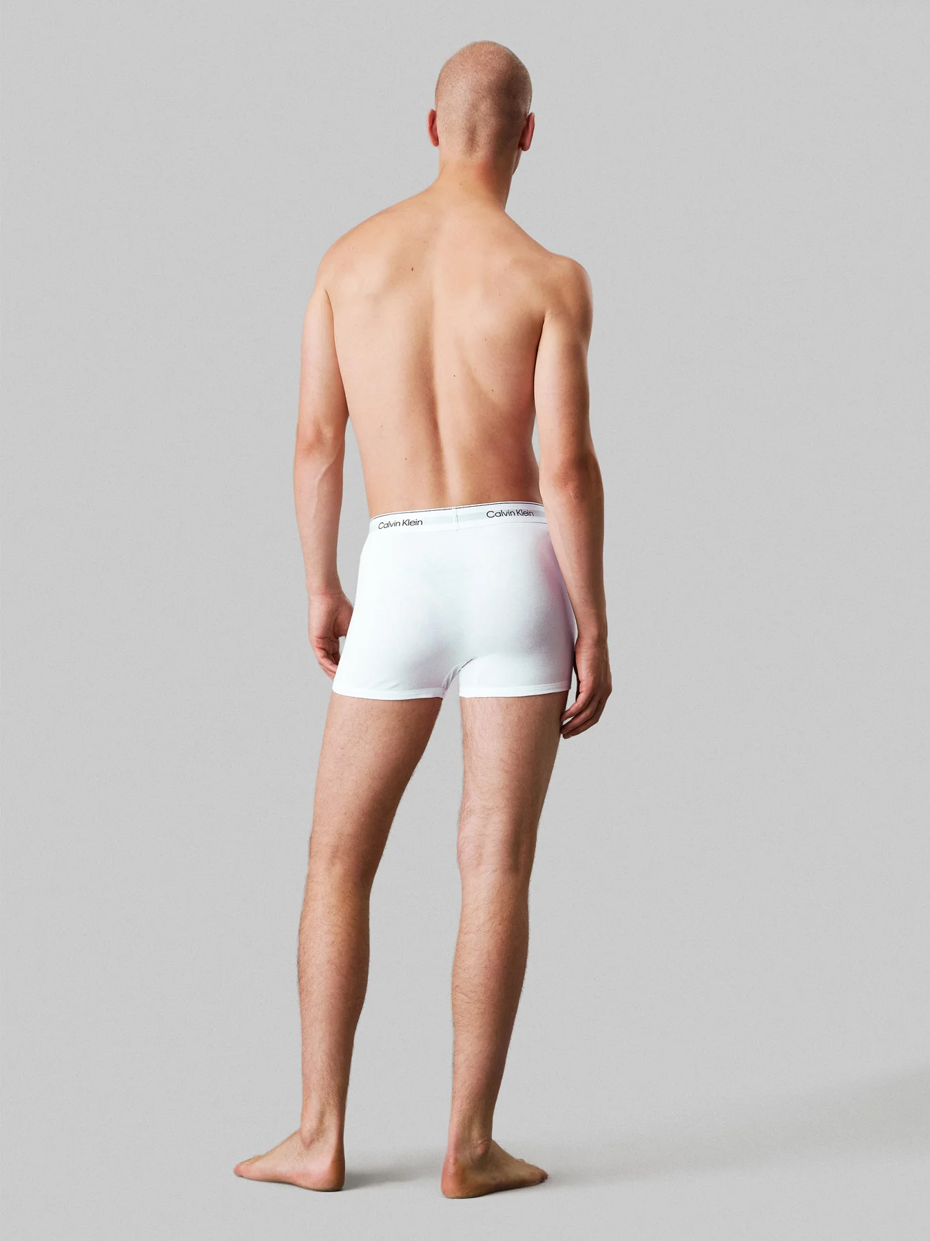 3 Pack Icon Cotton Stretch Trunks White - Image 3