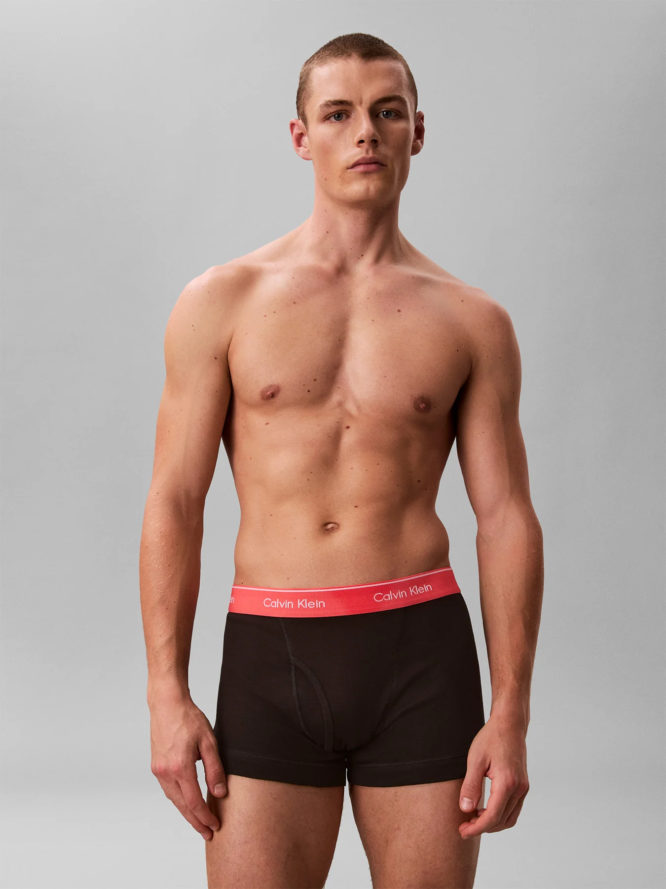 Cotton Trunks 3 Pack Black - Image 2