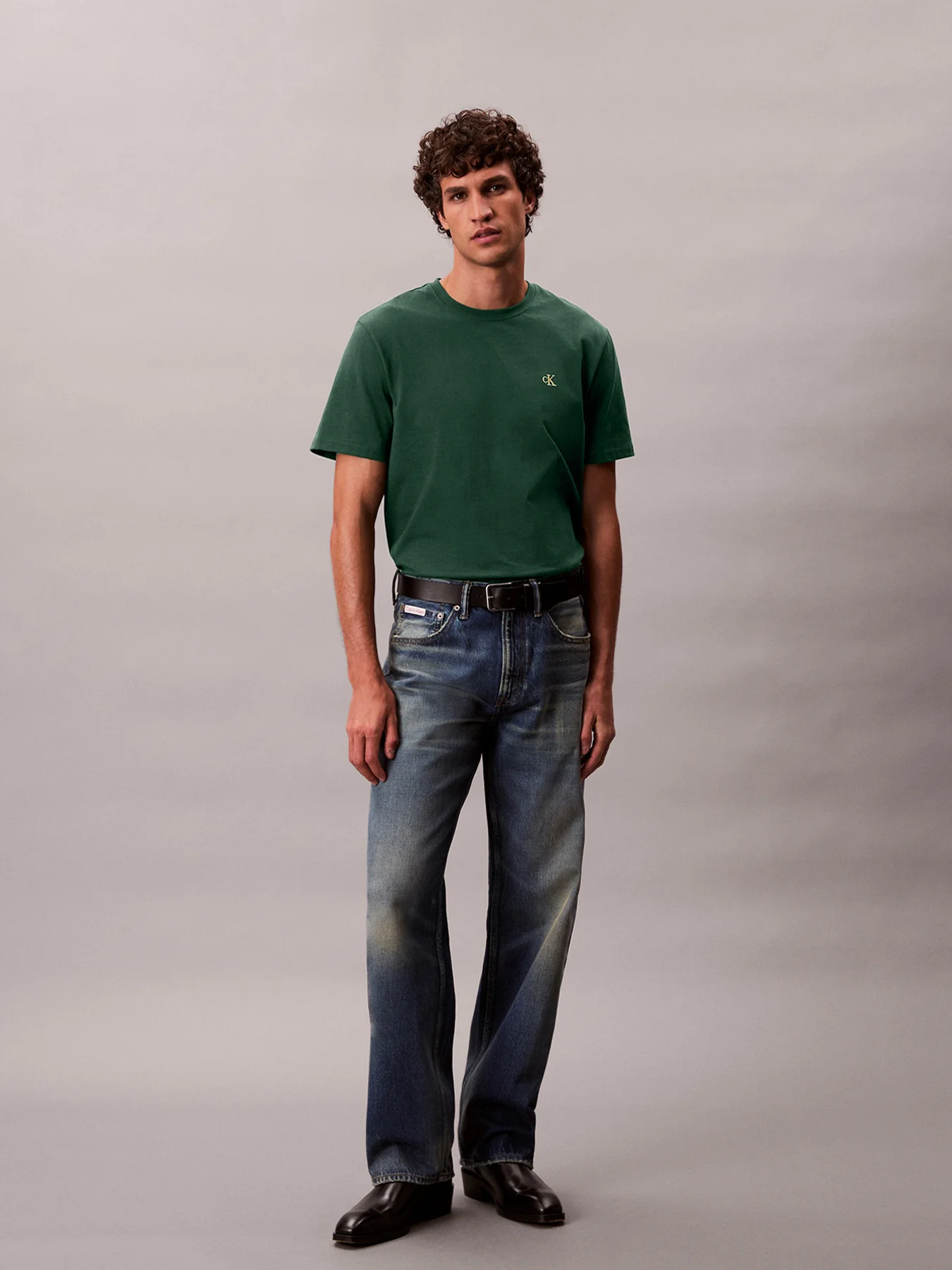 Embroidered Monogram Logo Relaxed T-Shirt - Image 2