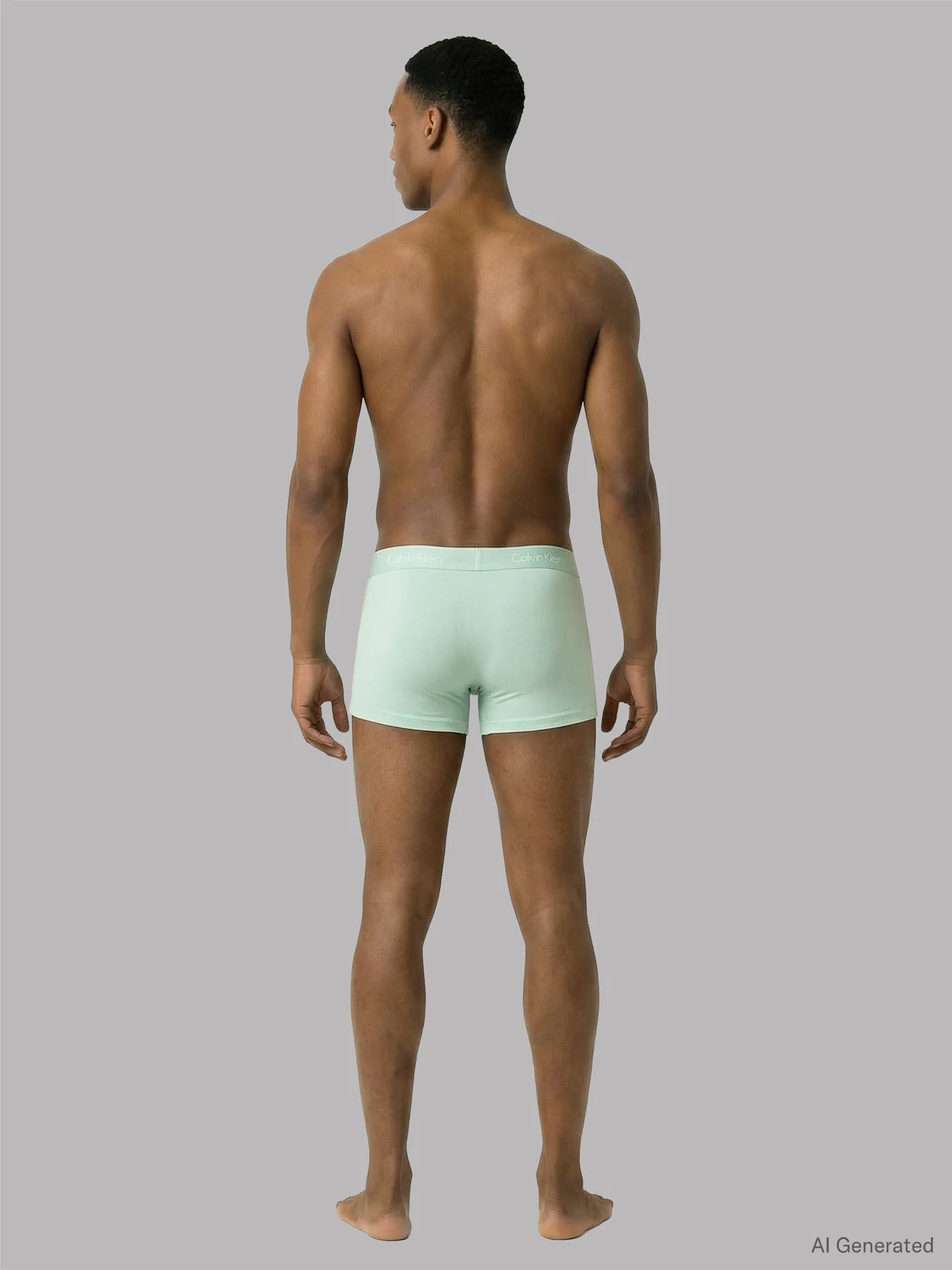 Icon Cotton Relaxed Fit Trunks 3 Pack Grey - Image 3
