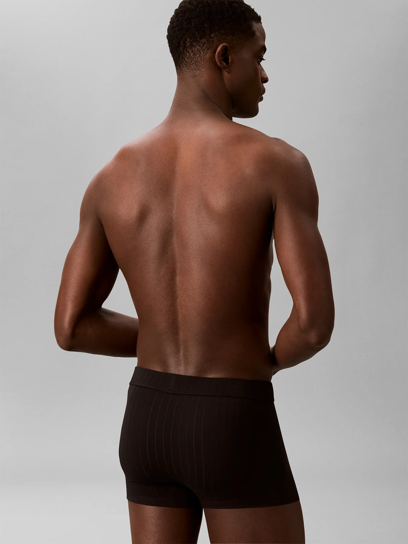Modern Rib Cotton Trunks Black - Image 3