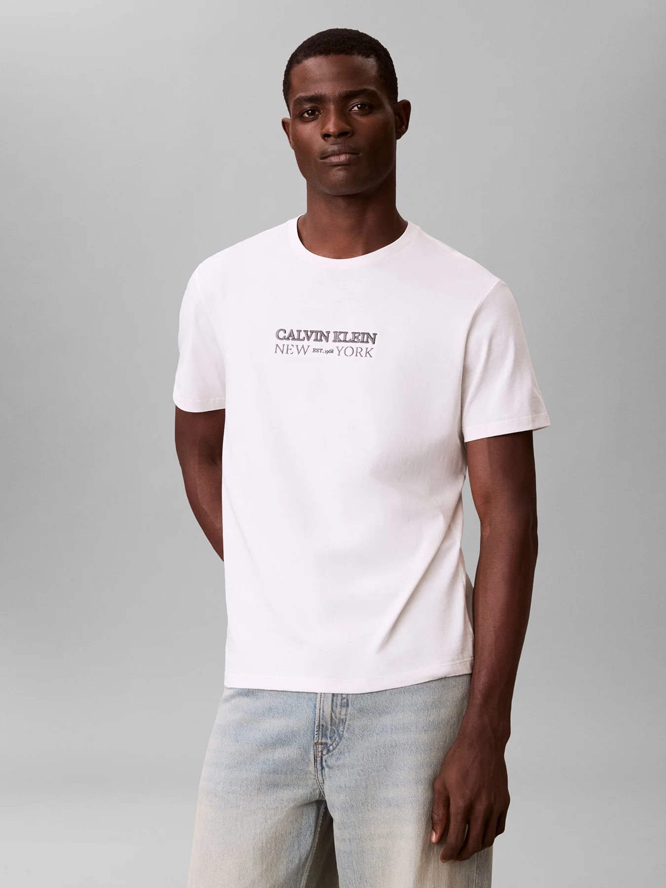 Graphic Crewneck T-Shirt White - Image 3
