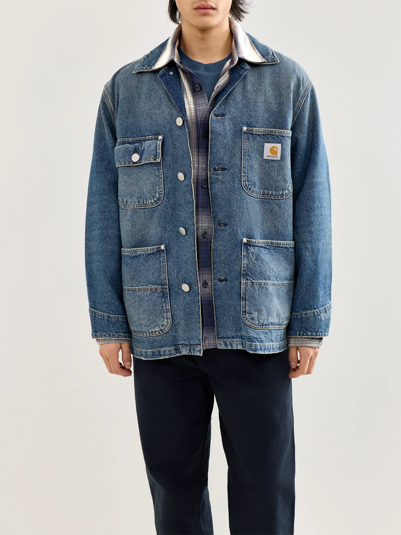 Aden Chore Coat Blue - Image 4