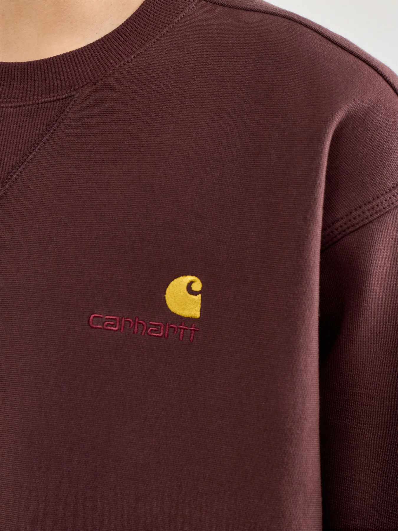 American Script Sweatshirt Brown - Image 3
