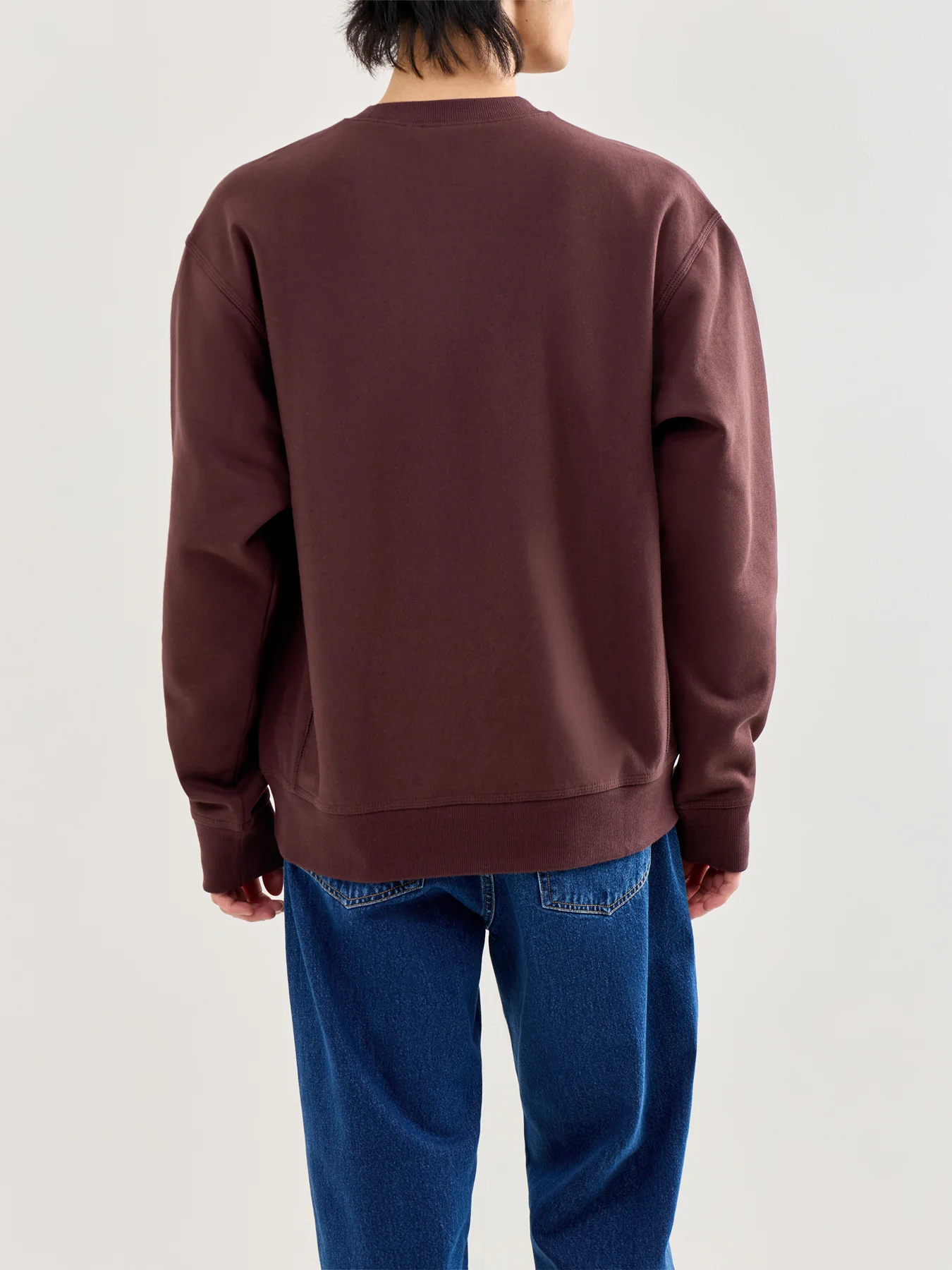 American Script Sweatshirt Brown - Image 5