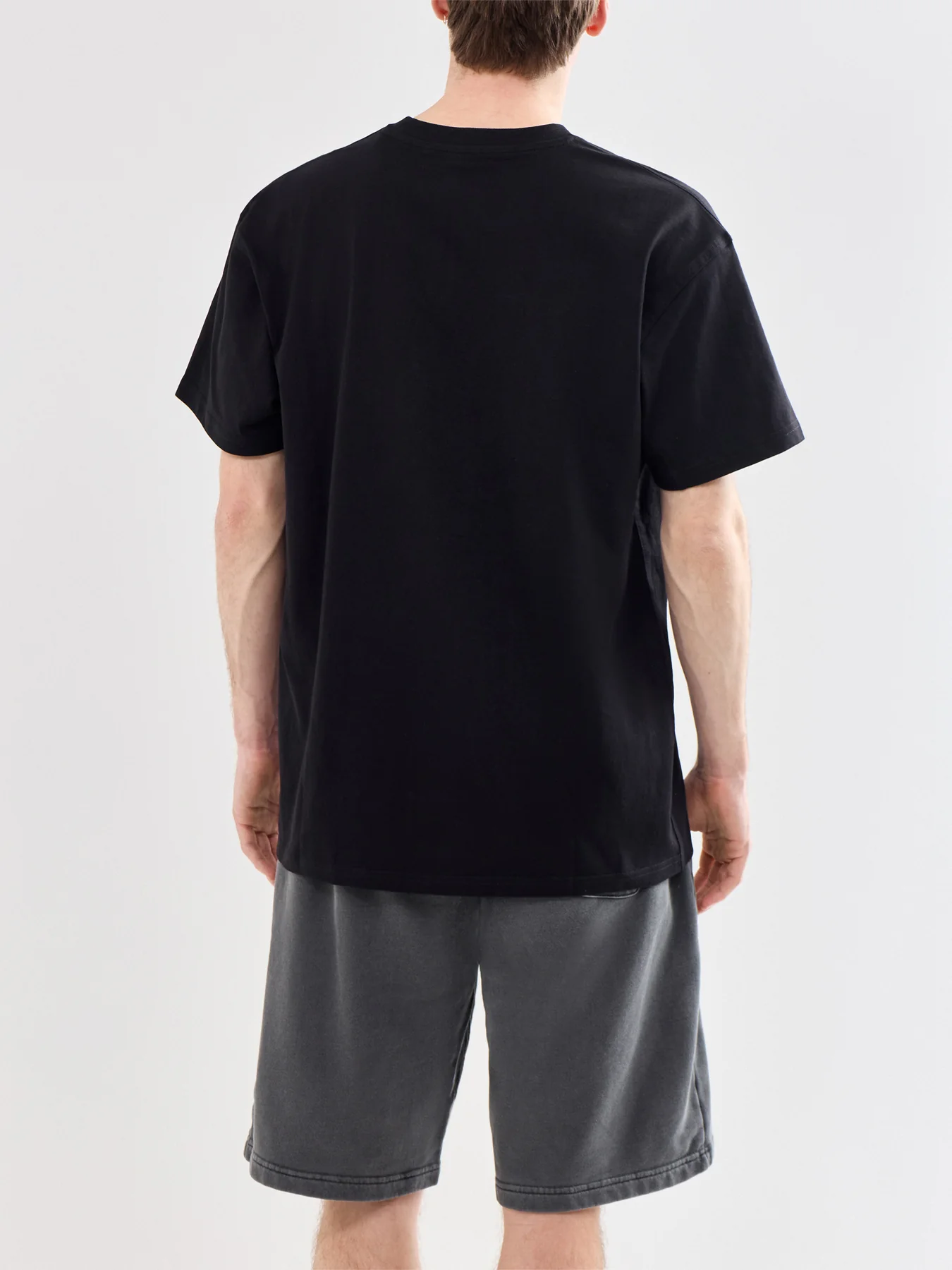 American Script T-Shirt in Black - Image 5