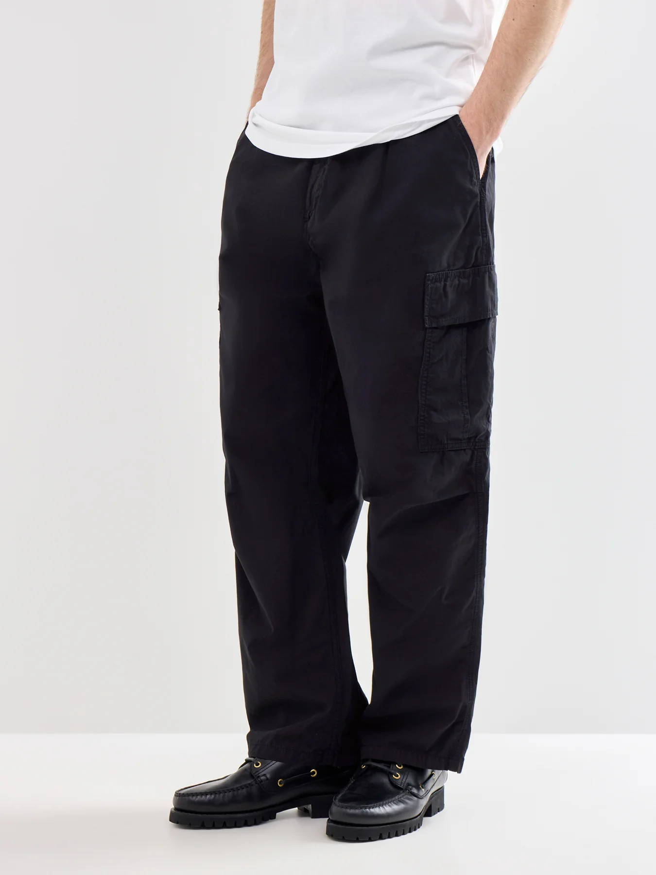 Cole Cargo Trousers Black - Image 4