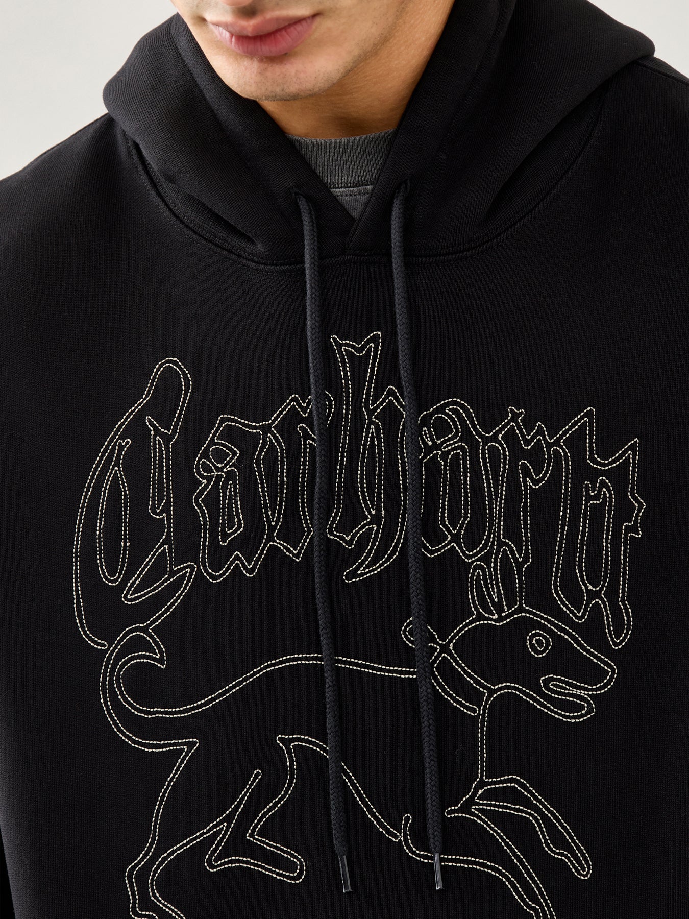 Hooded Hackwork Sweatshirt - Image 3