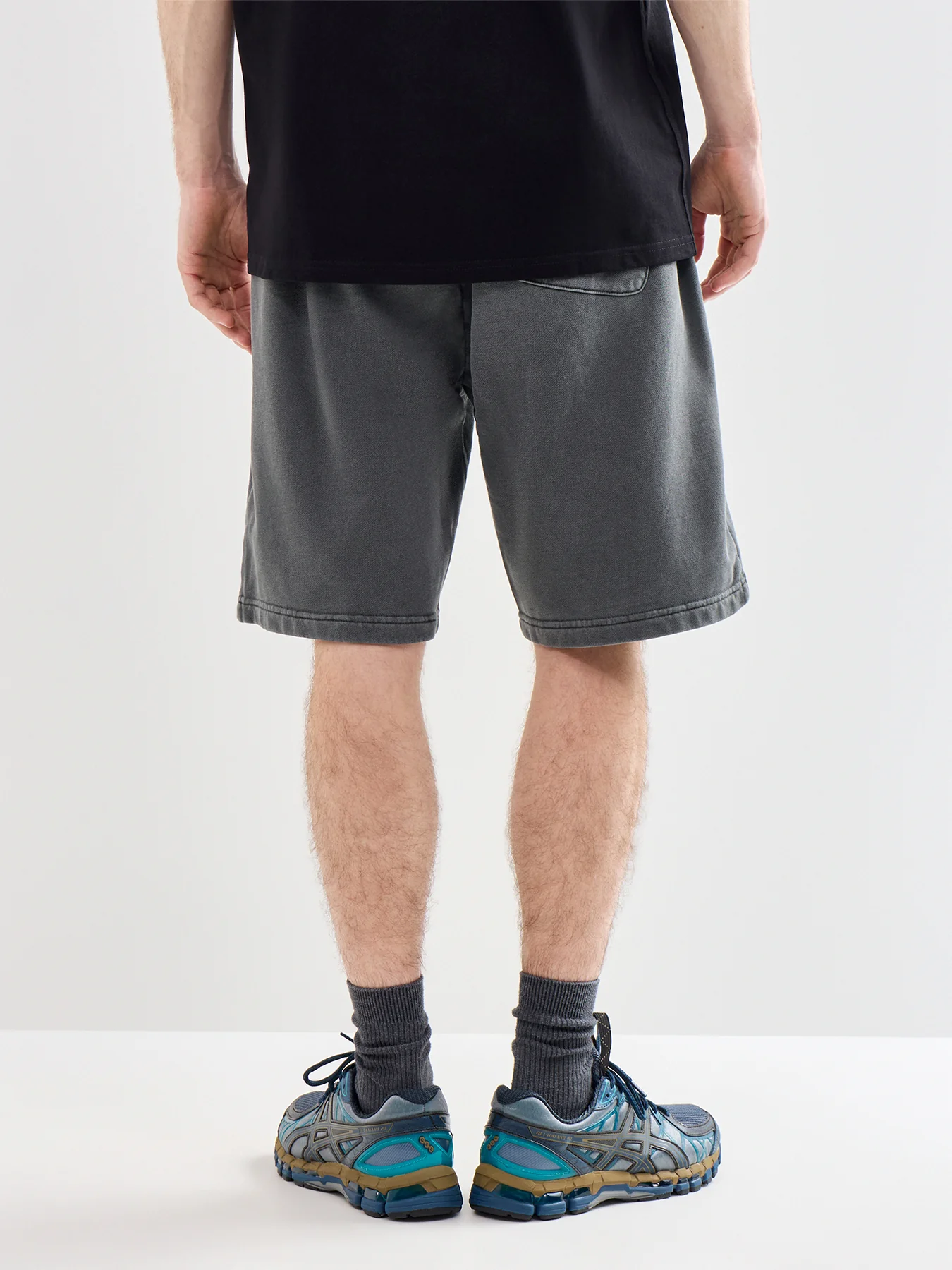 Nelson Sweat Shorts Black - Image 5