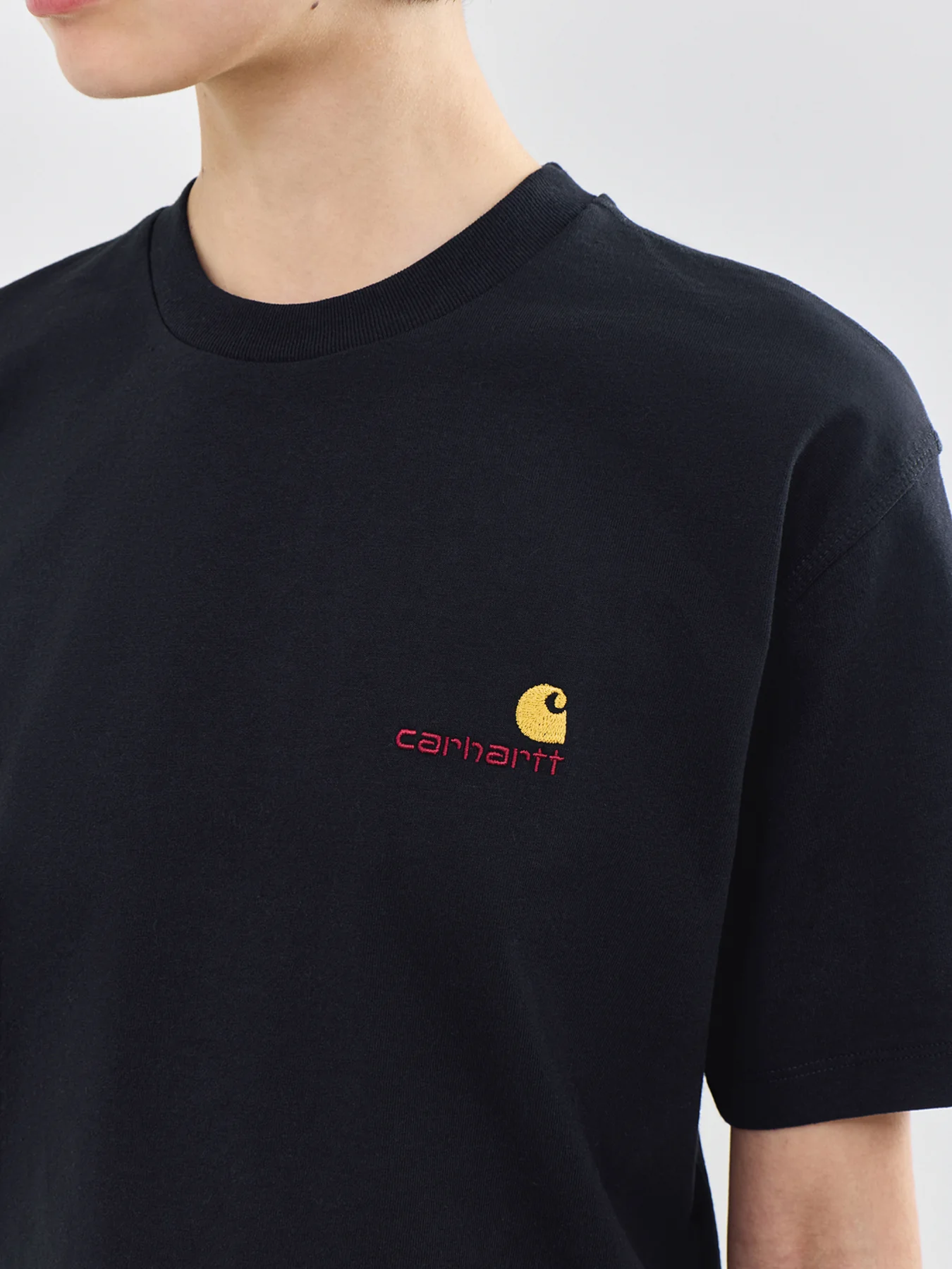 American Script T Shirt Black - Image 3