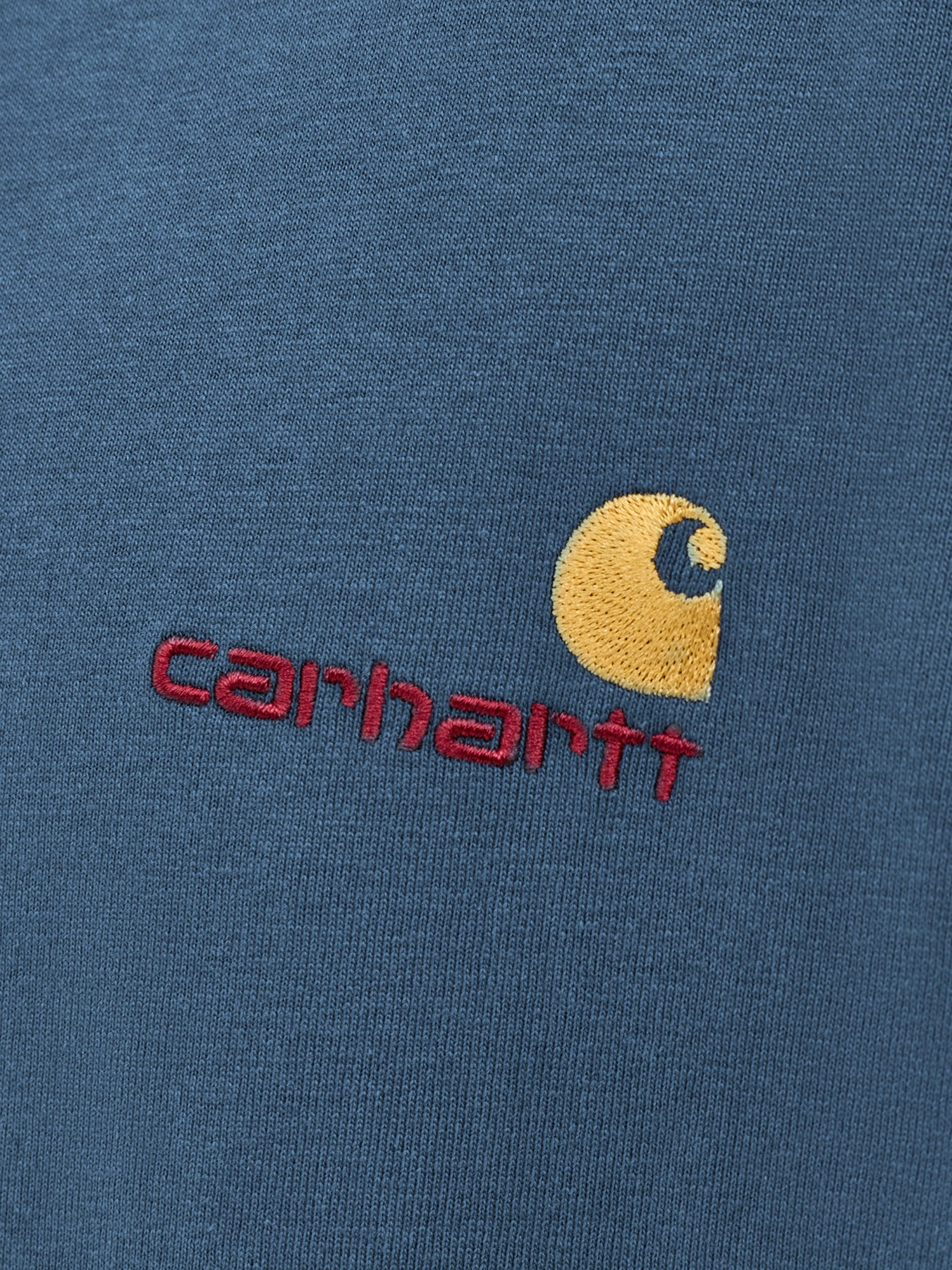 American Script Short Sleeve T-Shirt Blue - Image 3