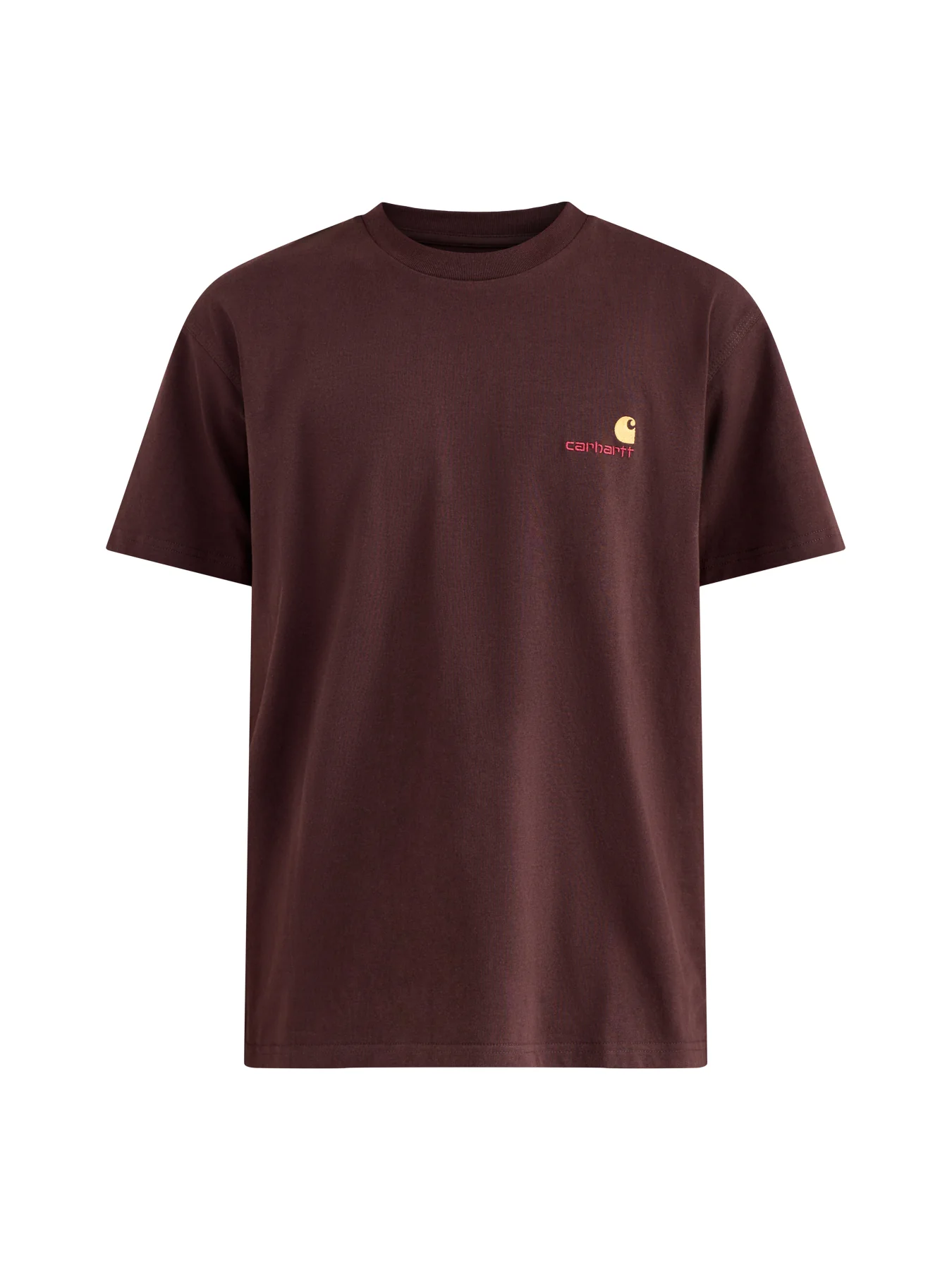 American Script Short Sleeve T-Shirt Brown