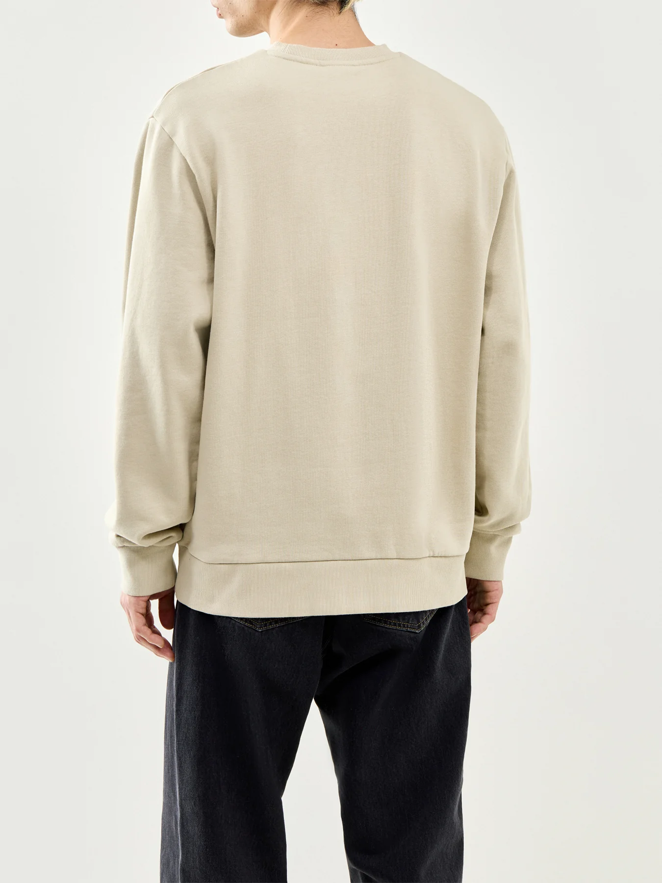 Script Embroidery Sweatshirt Neutral - Image 5