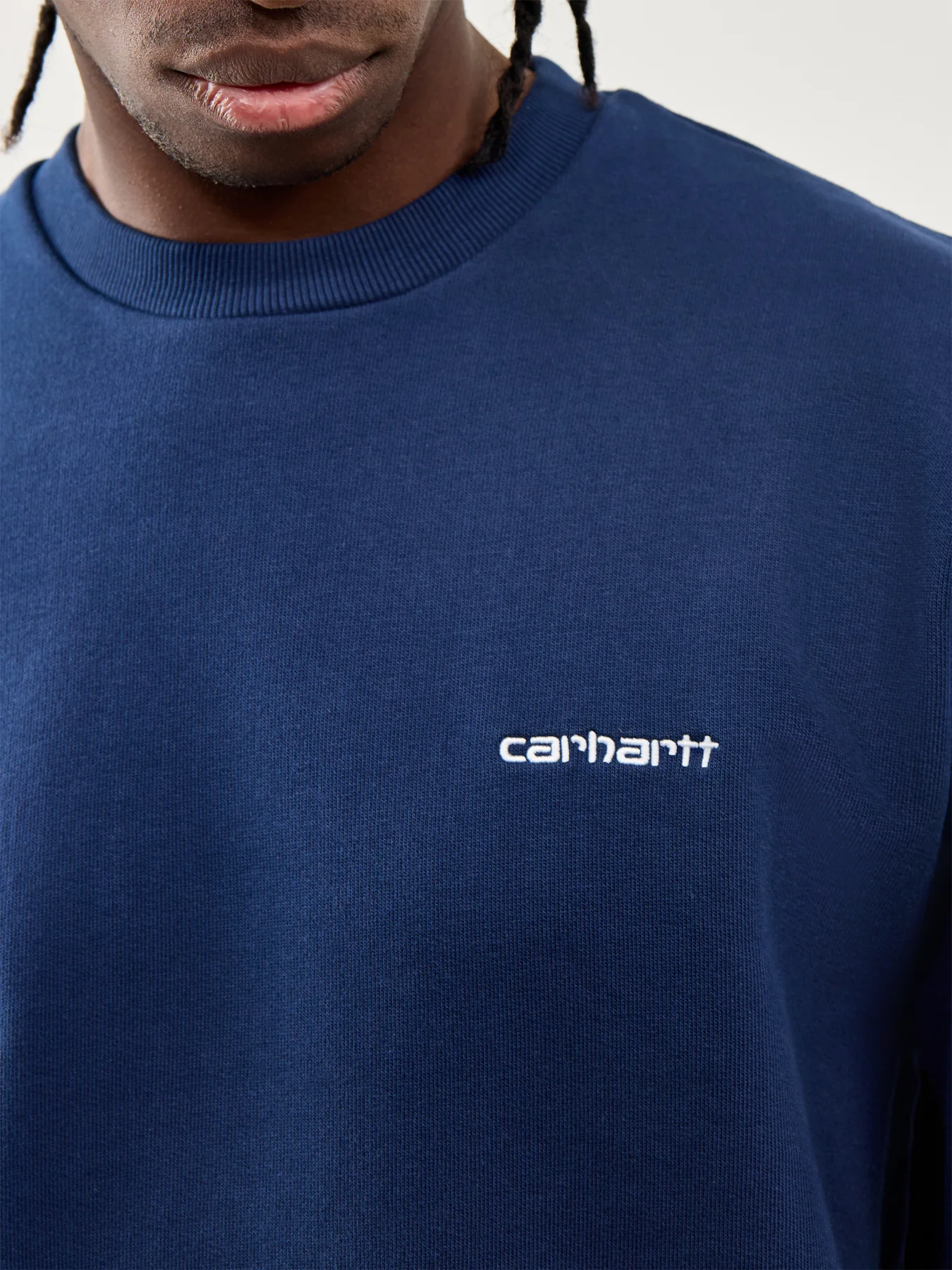 Script Embroidery Sweat Jupiter White - Image 3
