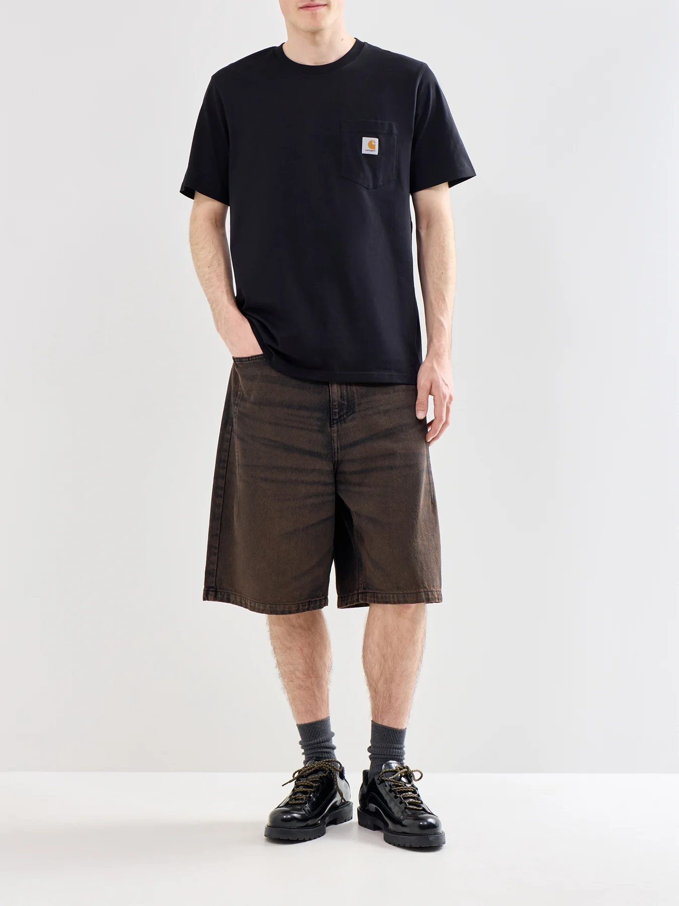 Pocket T-Shirt Black - Image 2