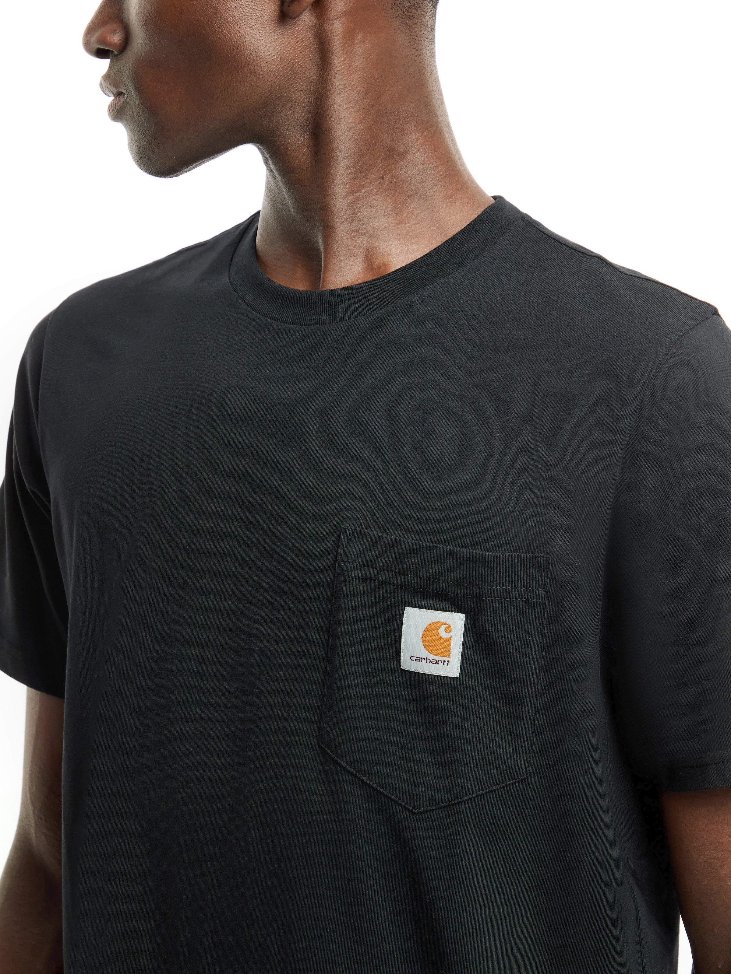 Pocket T-Shirt Black - Image 7