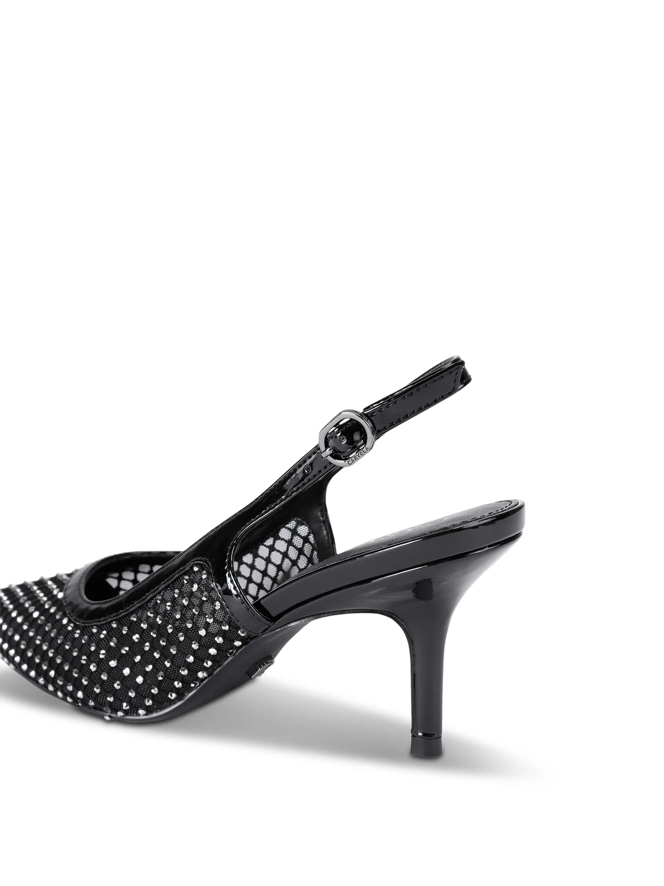 Lavish Jewel Slingback Heel Black - Image 3