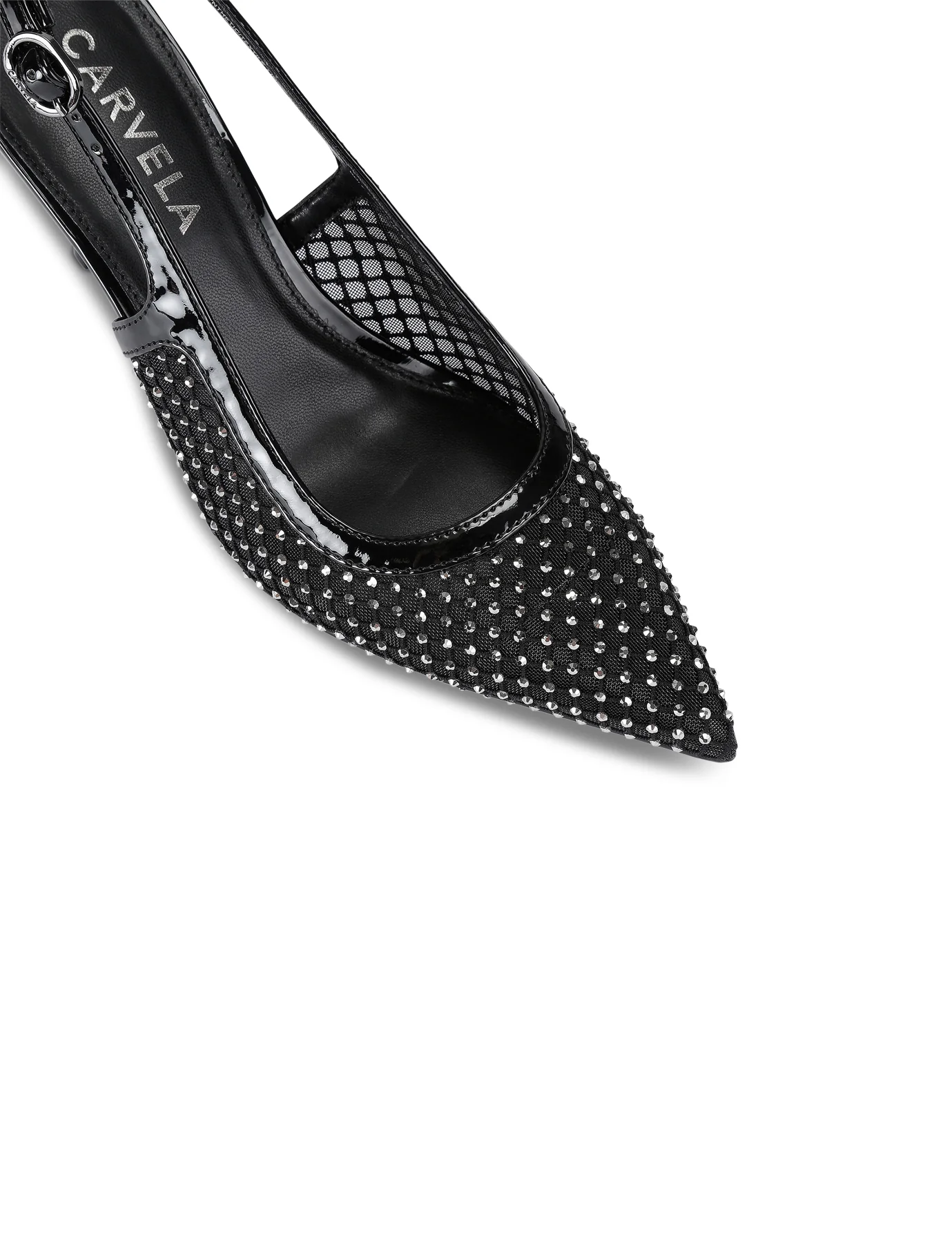 Lavish Jewel Slingback Heel Black - Image 4