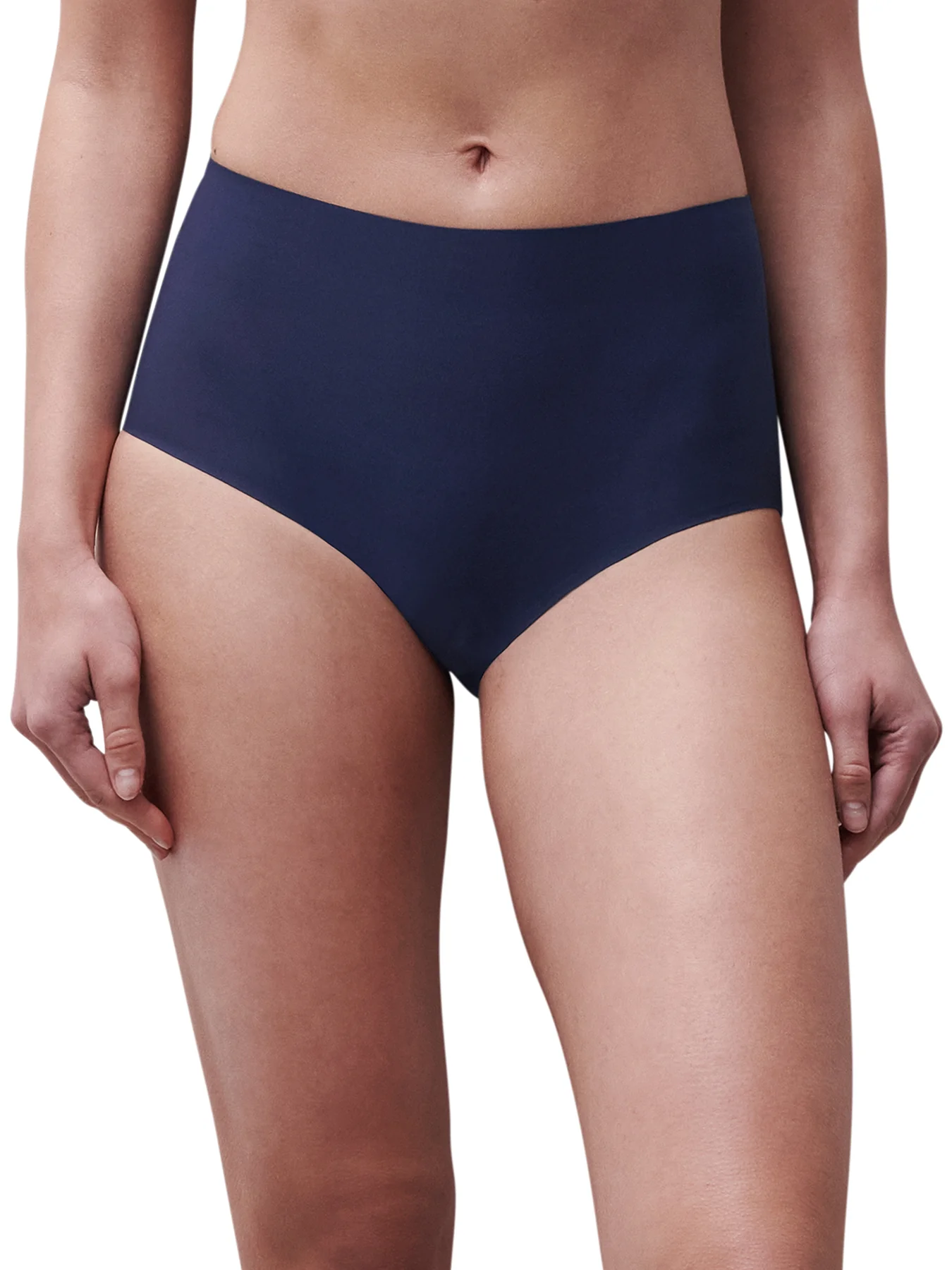 Soft Stretch High Waisted Brief Marine Blue - Image 2