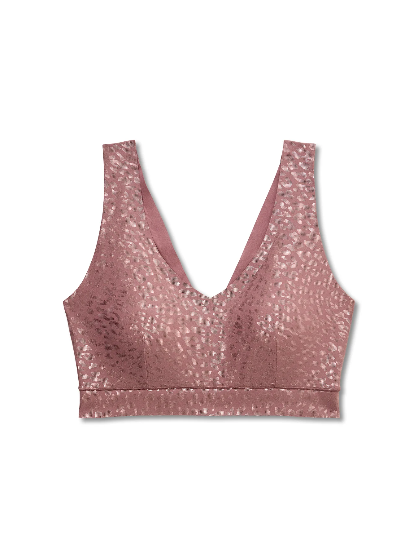 SoftStretch V Neck Padded Crop Top