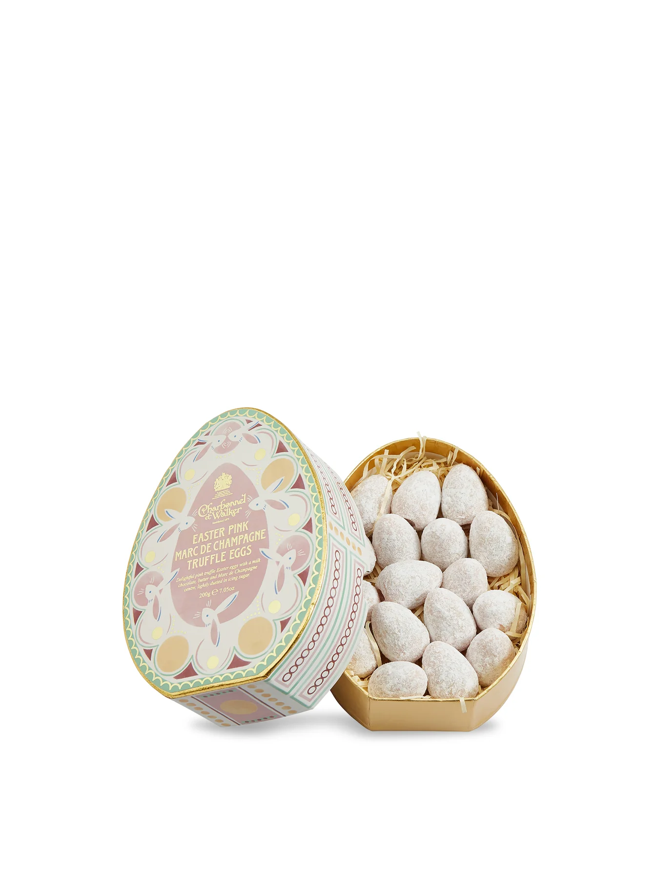 Pink Marc de Champagne Egg Truffles 200g - Image 2
