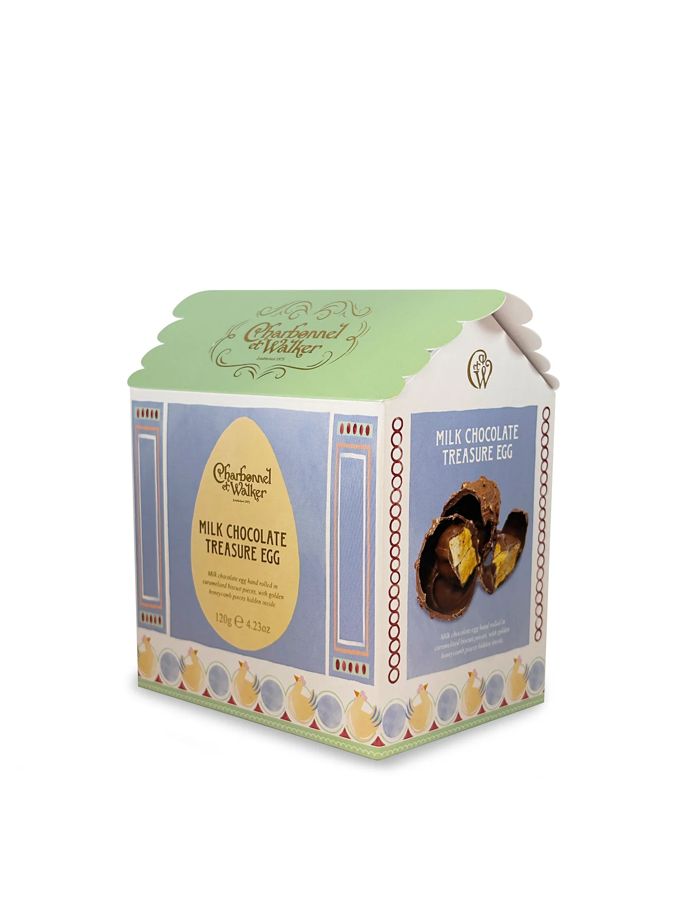 Milk Chocolate Egg with Honeycomb 120g