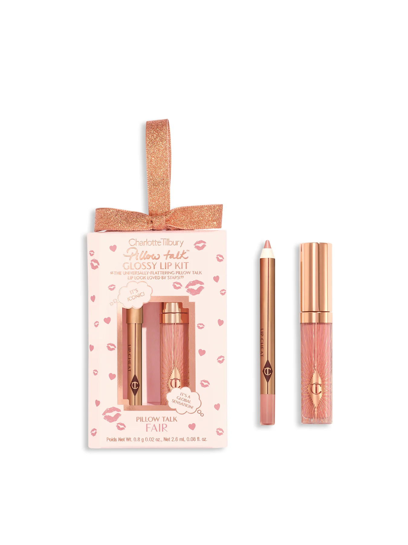 Pillow Talk Mini Glossy Lips Duo Fair