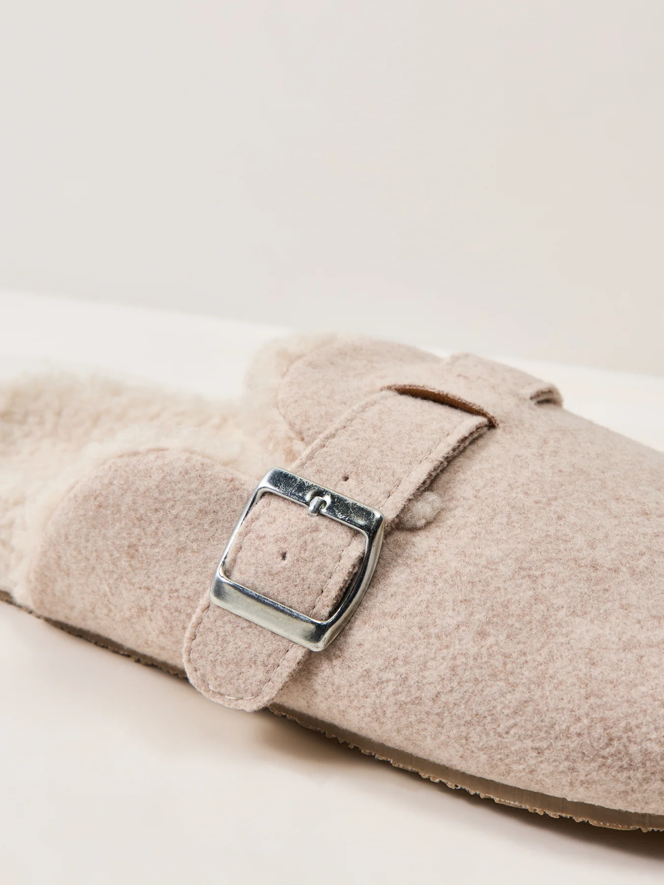 Felt Slipper with Borg Lining - Image 4