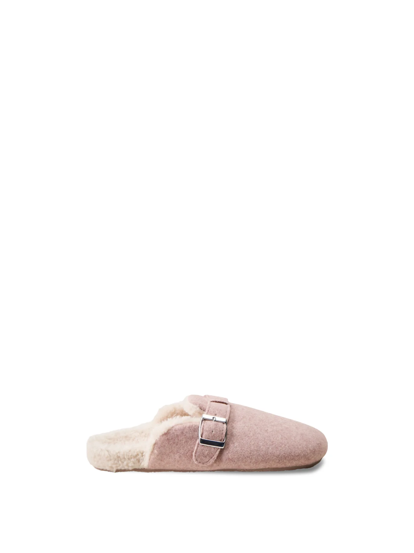 Felt Slipper with Borg Lining