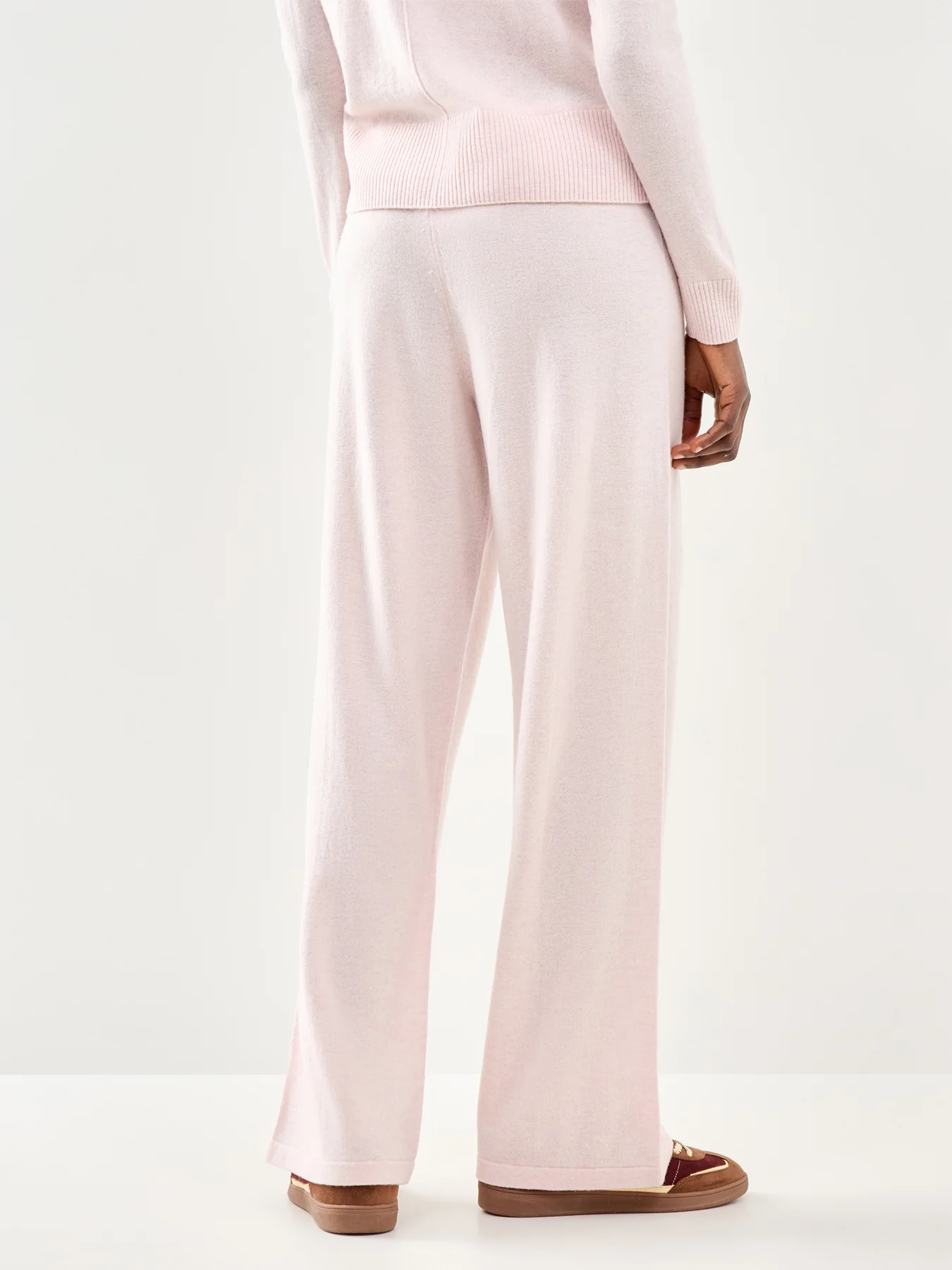 Wide Leg Track Trousers Pink - Image 5
