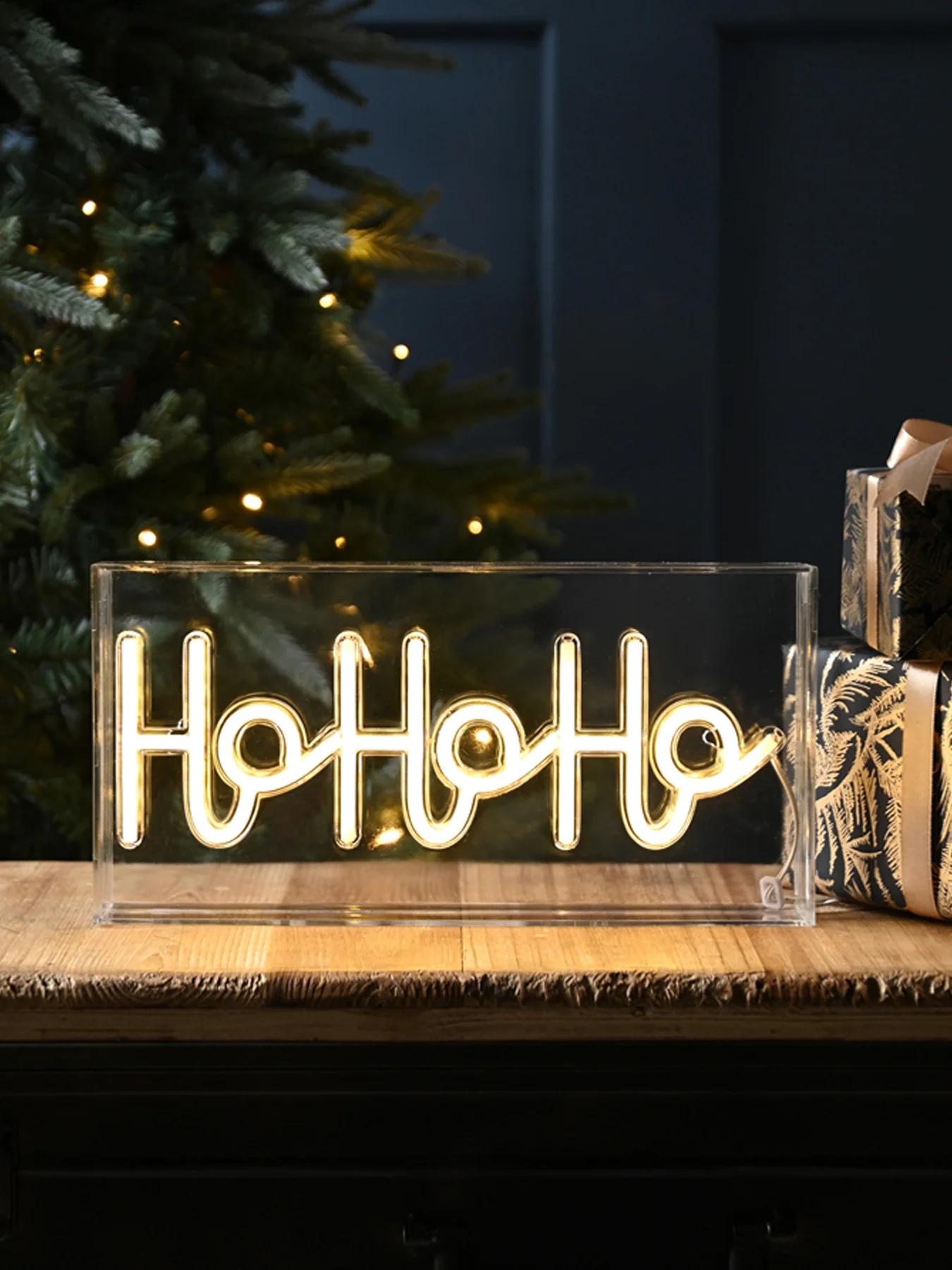 Ho Ho Ho LED Neon Flex Sign 30cm - Image 2